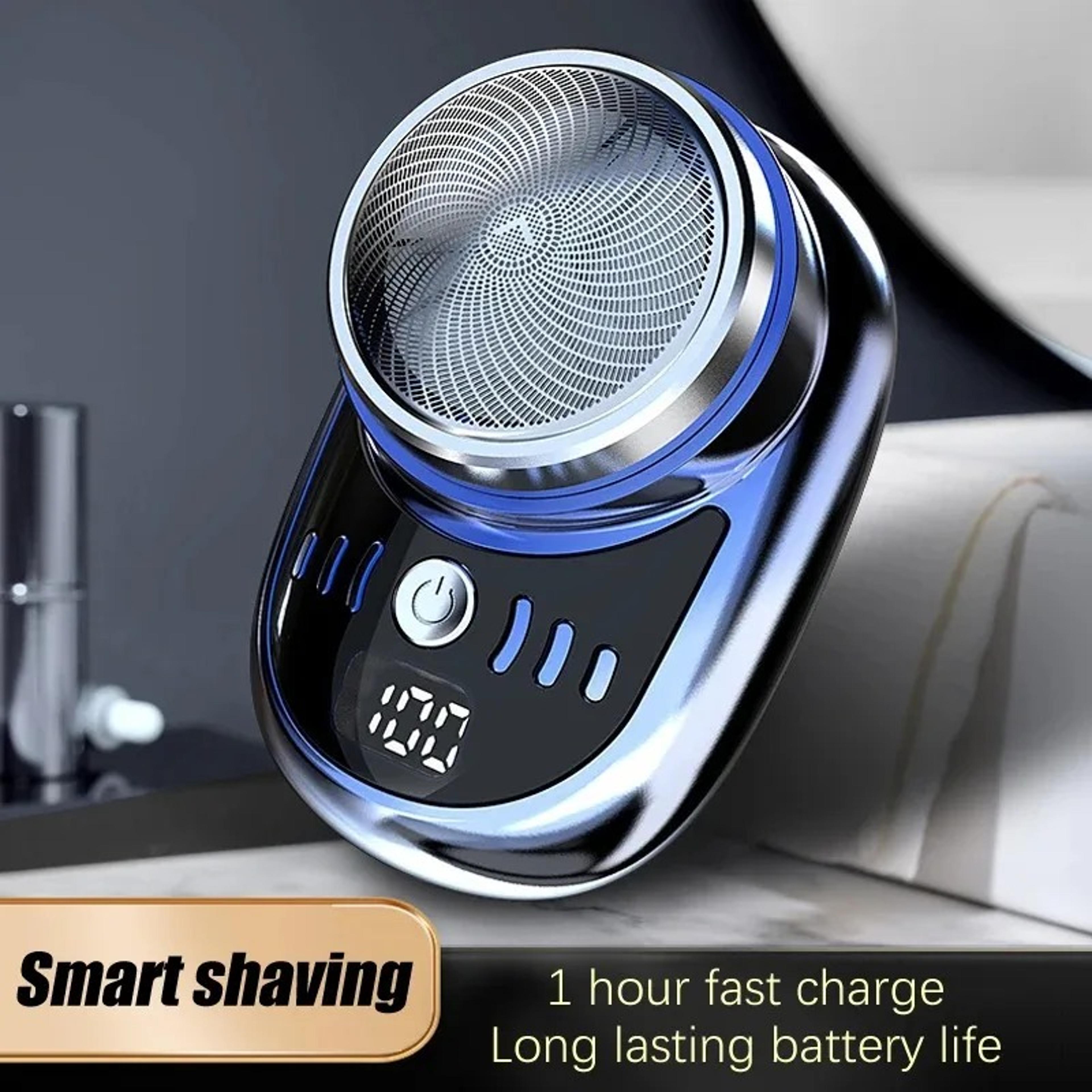Pocket Size Mini Electric Travel Shaver USB Rechargeable Beard Razor For Men 5
