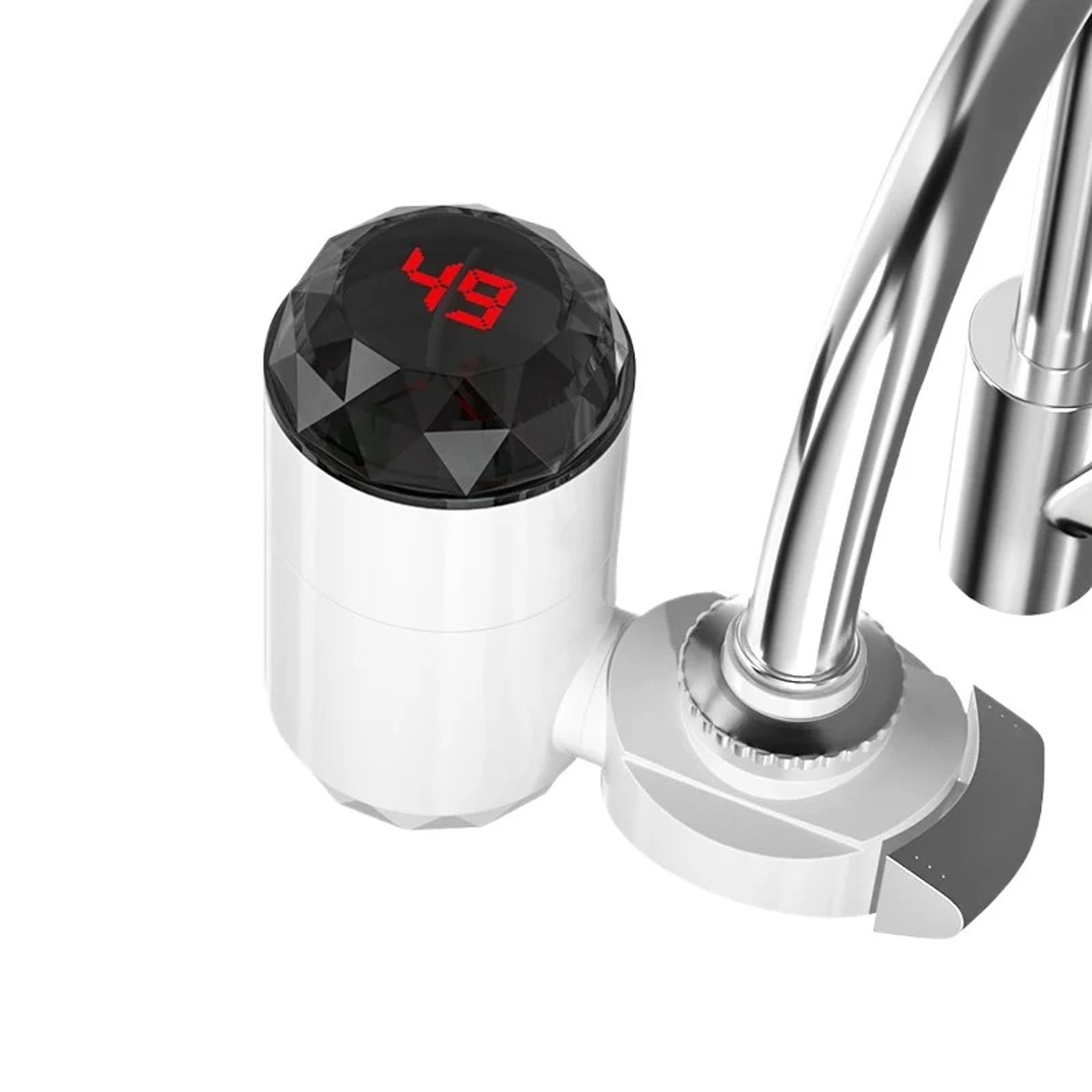 instant hot water faucet tankless electric kitchen tap with digital temperature display
