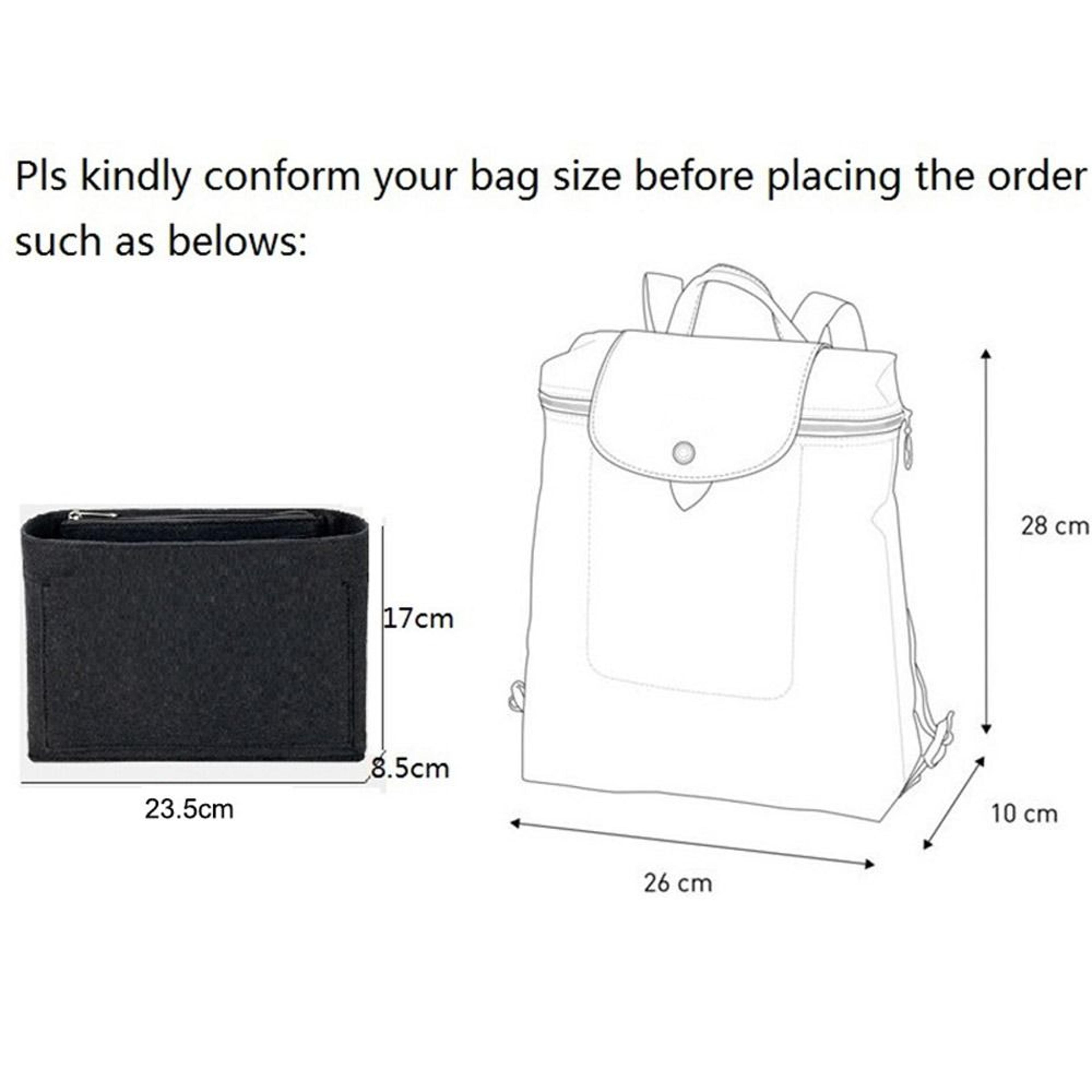 Felt Backpack Organizer Insert With Multi Pocket Purse Liner For Travel And Everyday Storage 5