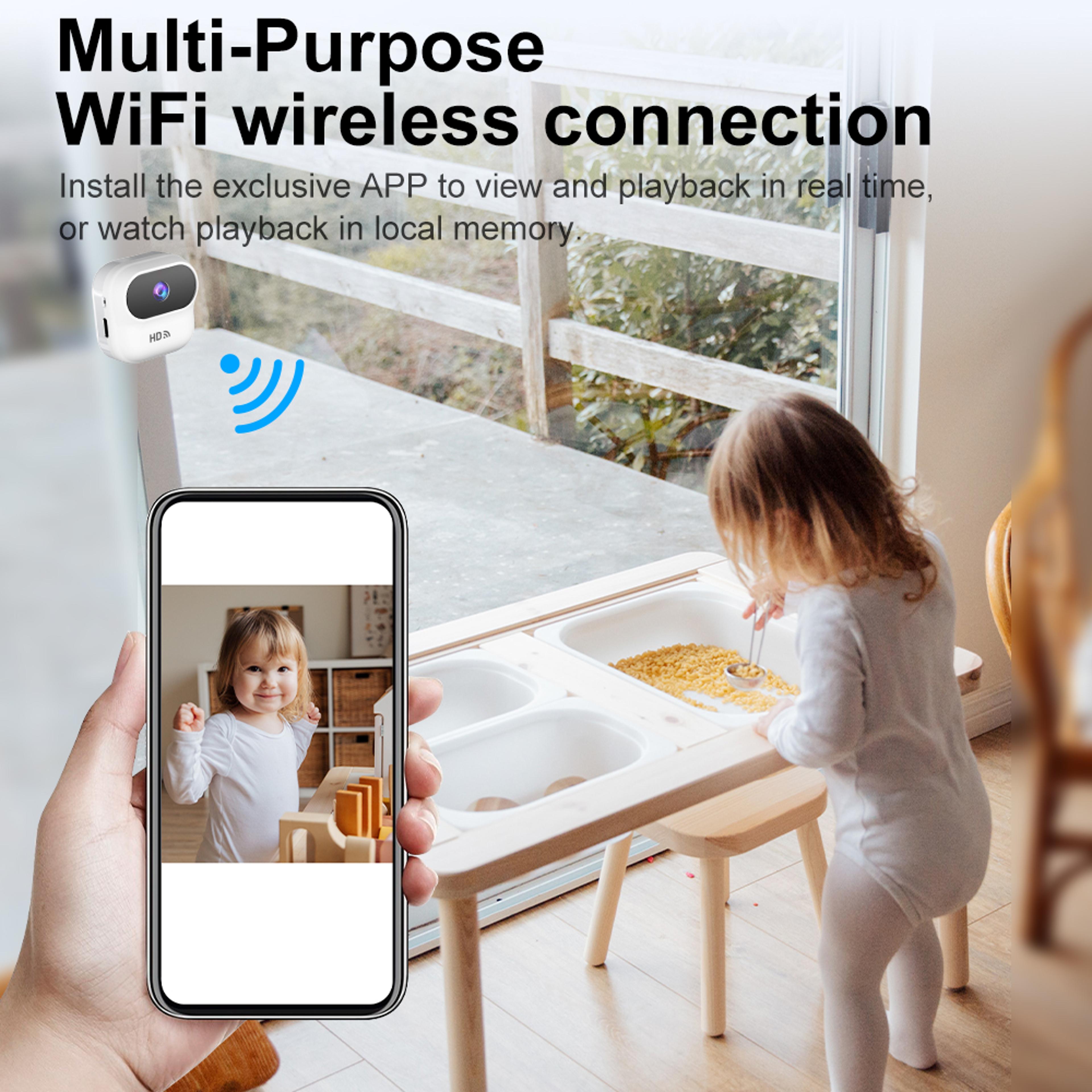 Mini WiFi Security Camera With Motion Tracking 5