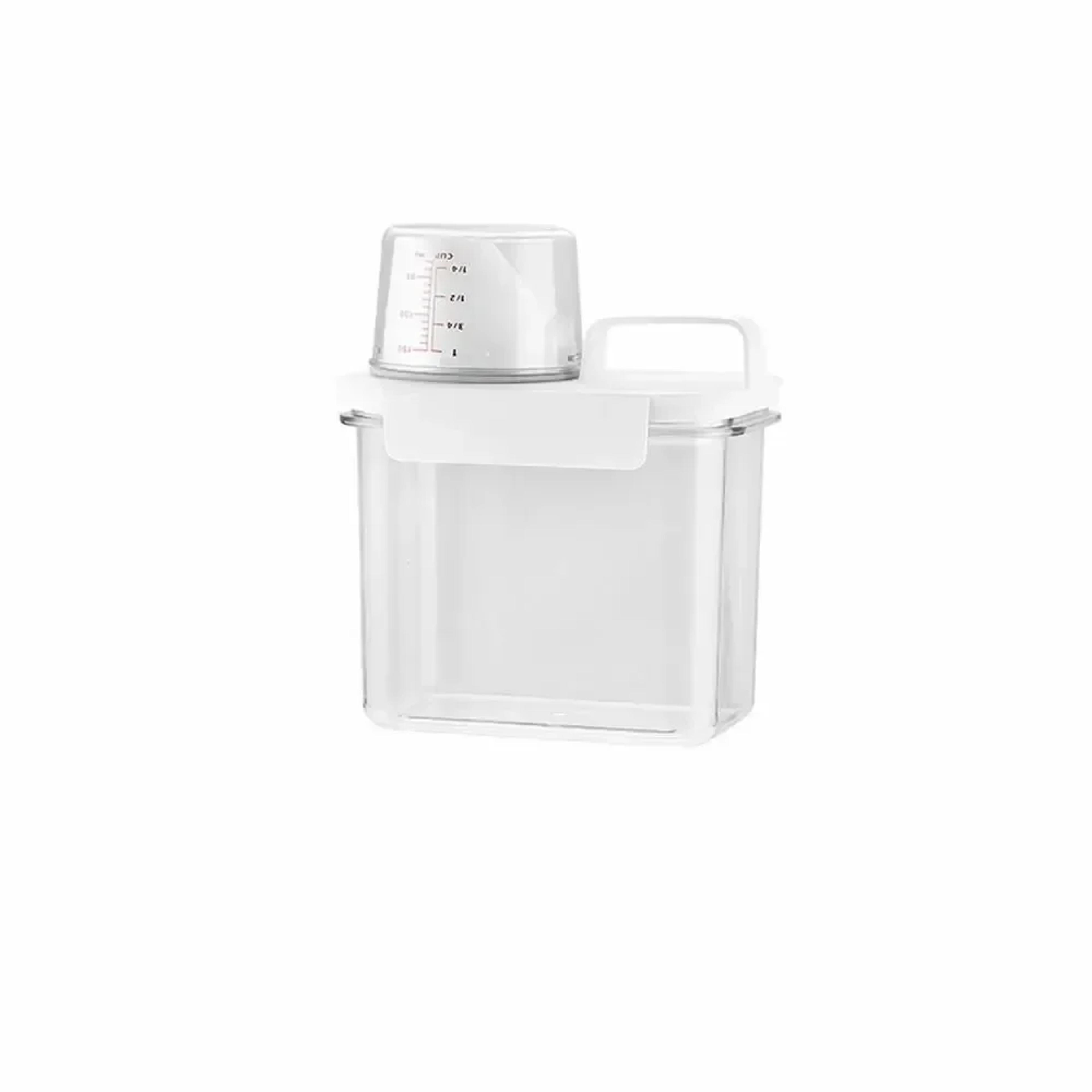 Airtight Laundry Detergent Storage Box Clear Washing Powder Dispenser Container 6