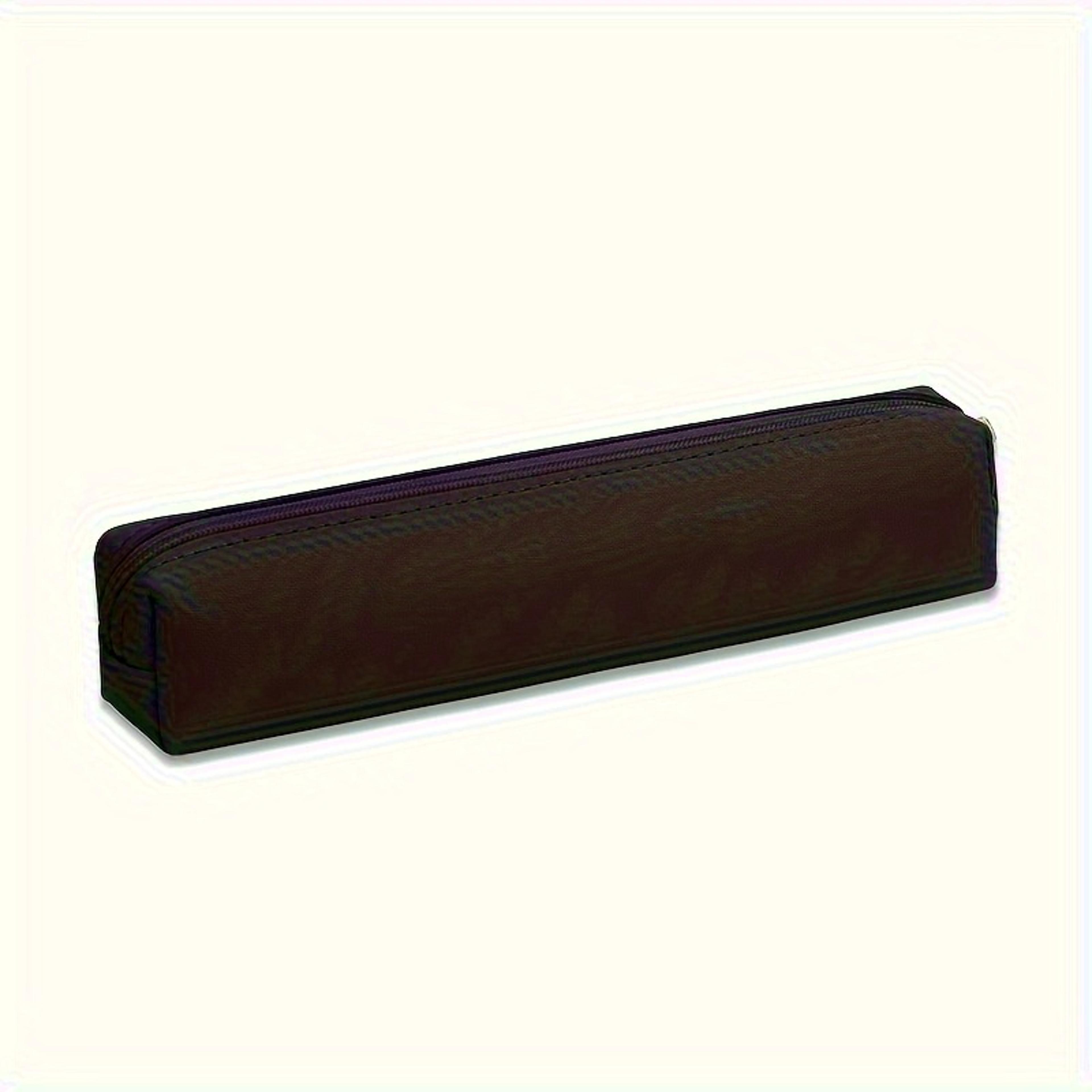 Mini Faux Leather Pencil Case And Makeup Brush Organizer For Travel 4
