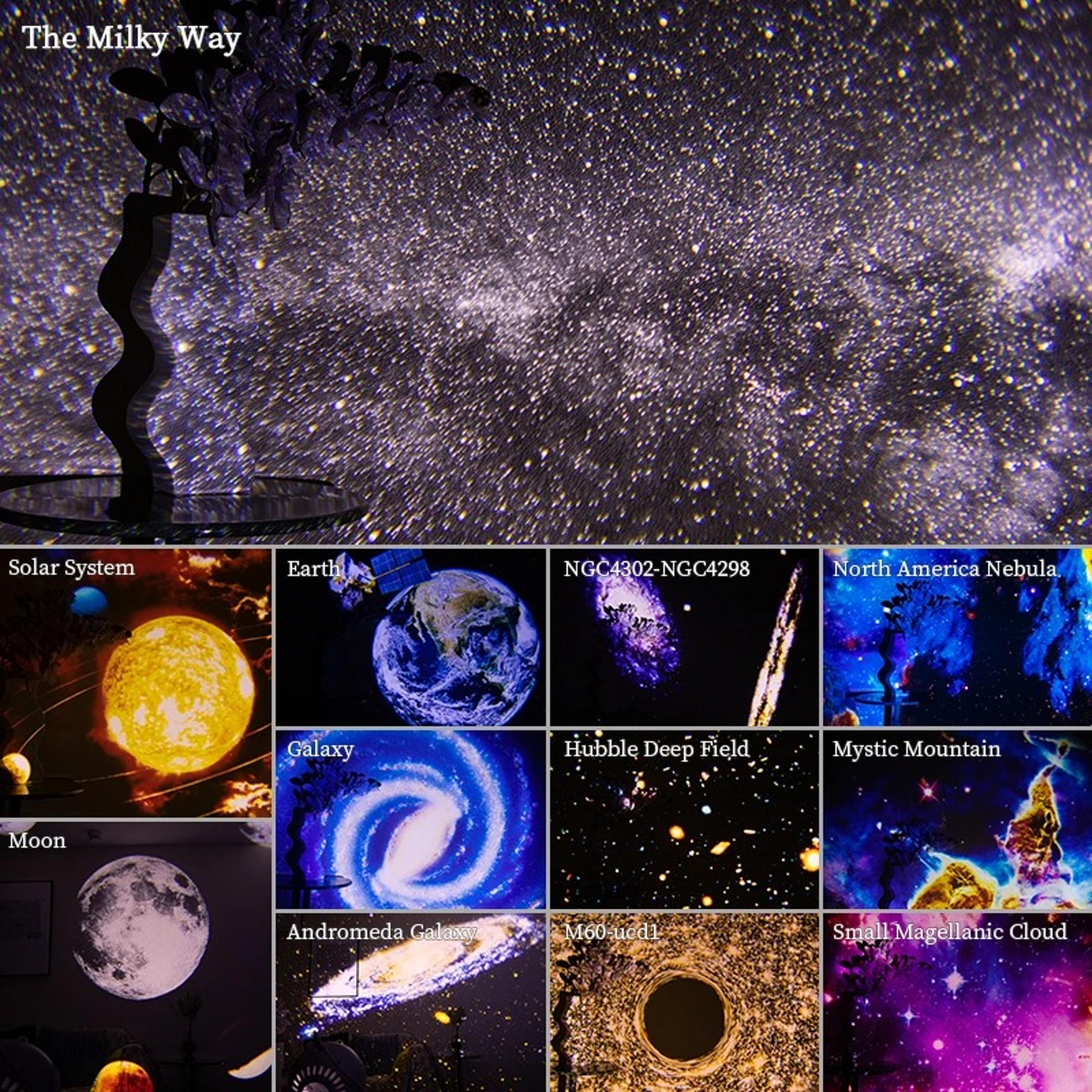 Galaxy Projector Starry Sky Planetarium Night Light For Bedroom And Kids Room Decor 1