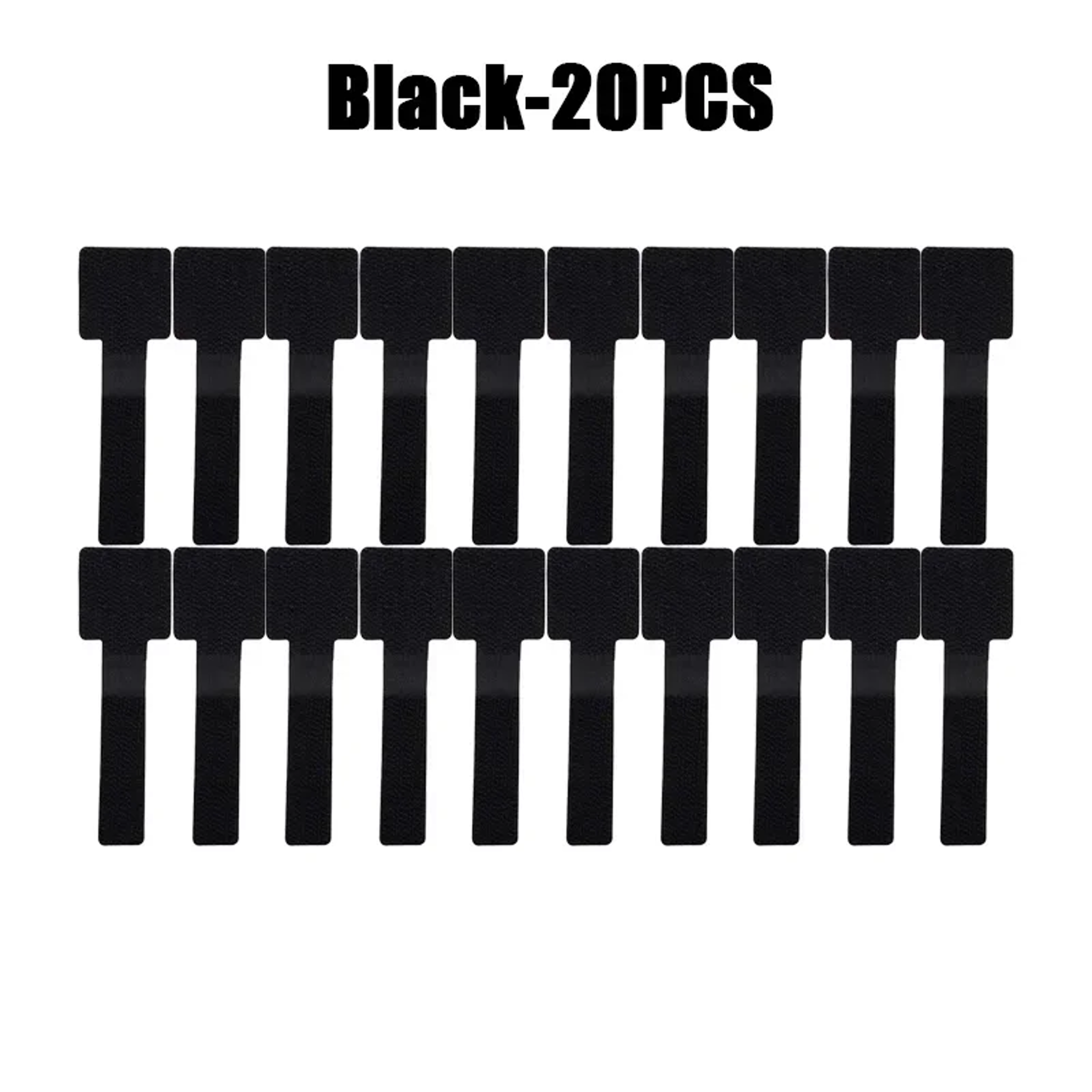 Reusable Self Adhesive Cable Ties Adjustable Cord Organizer Straps For Desk Cable Management 10