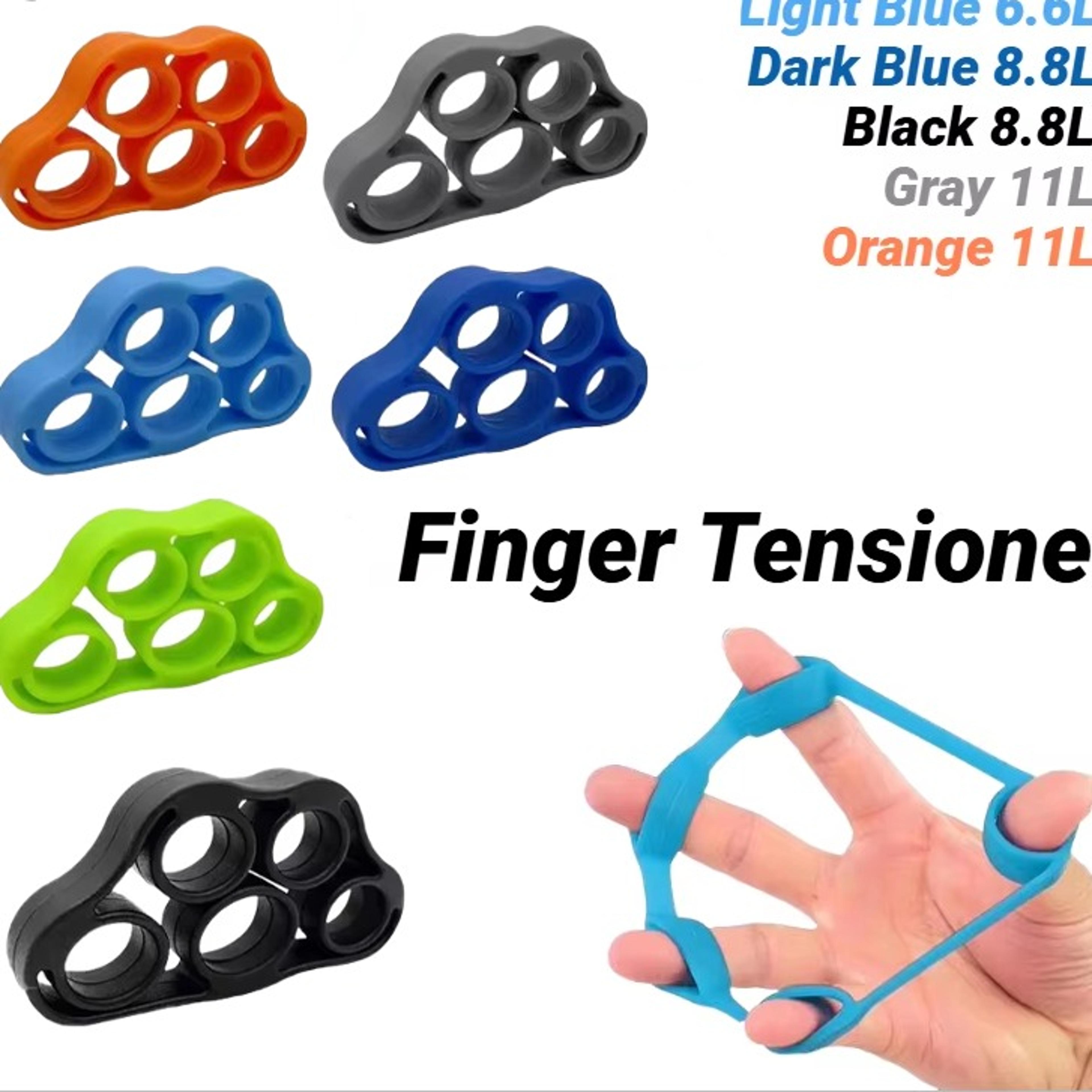 silicone five finger hand exerciser for finger and wrist training