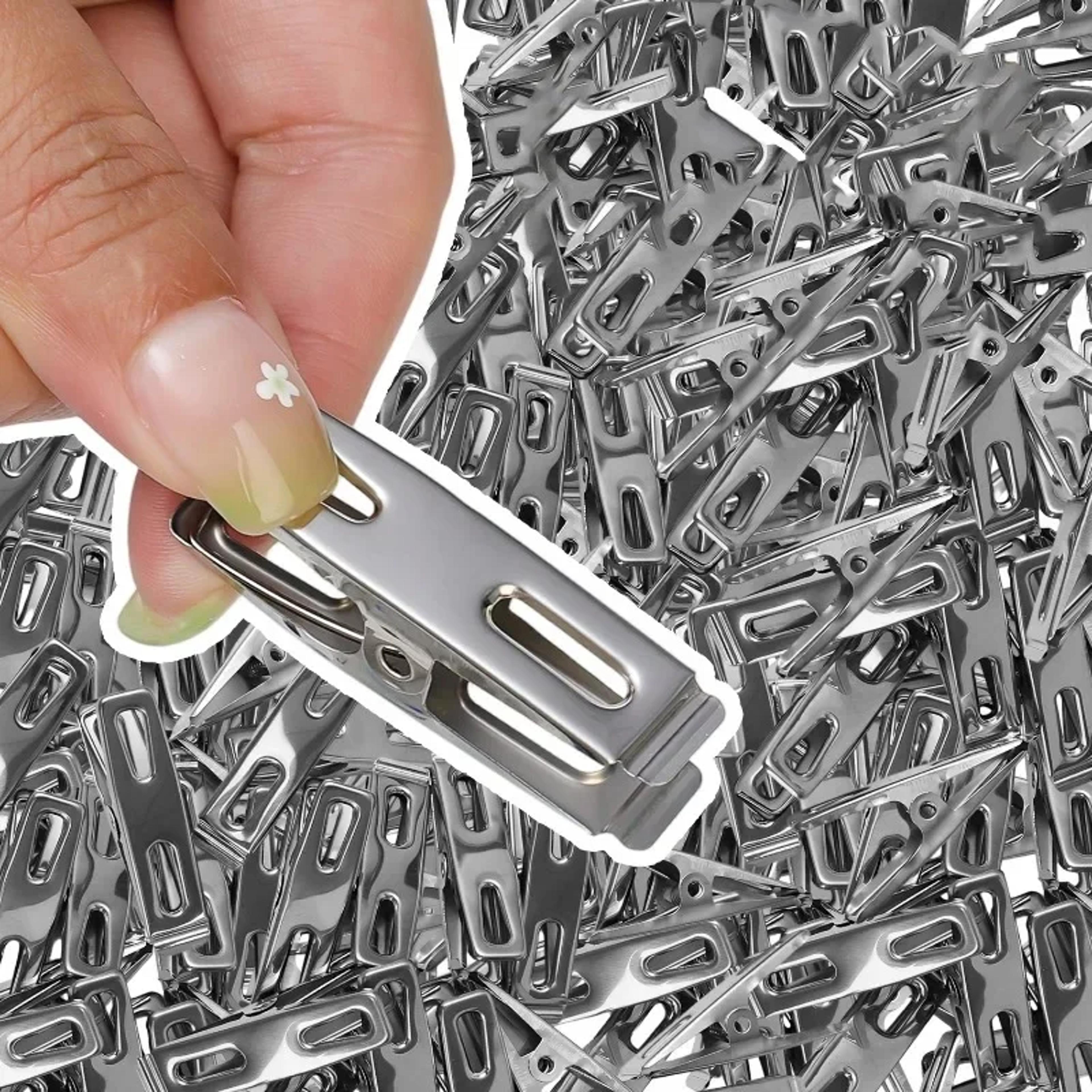 stainless steel clothes pegs non slip laundry clips