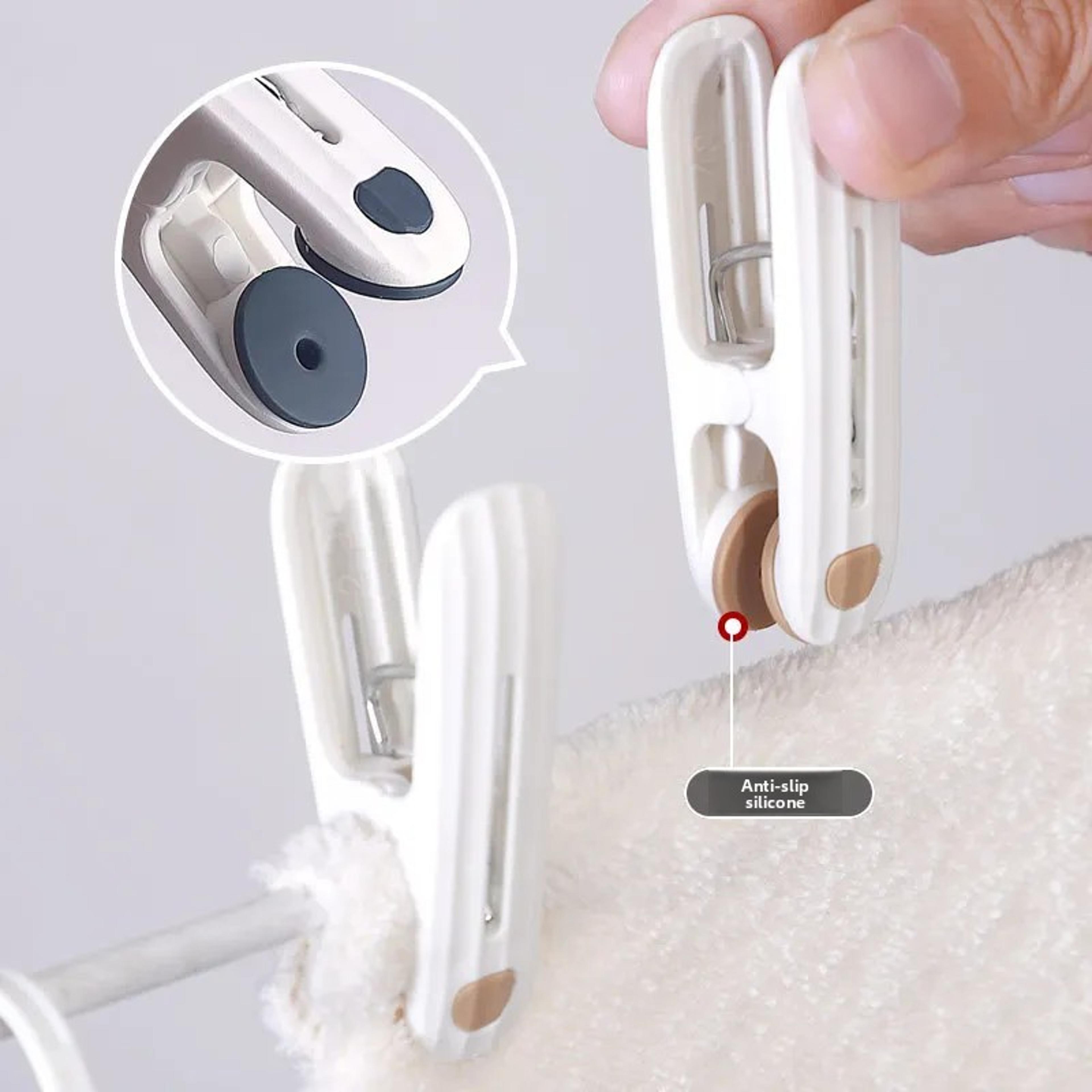 plastic non marking clothes drying clips with soft rubber grip