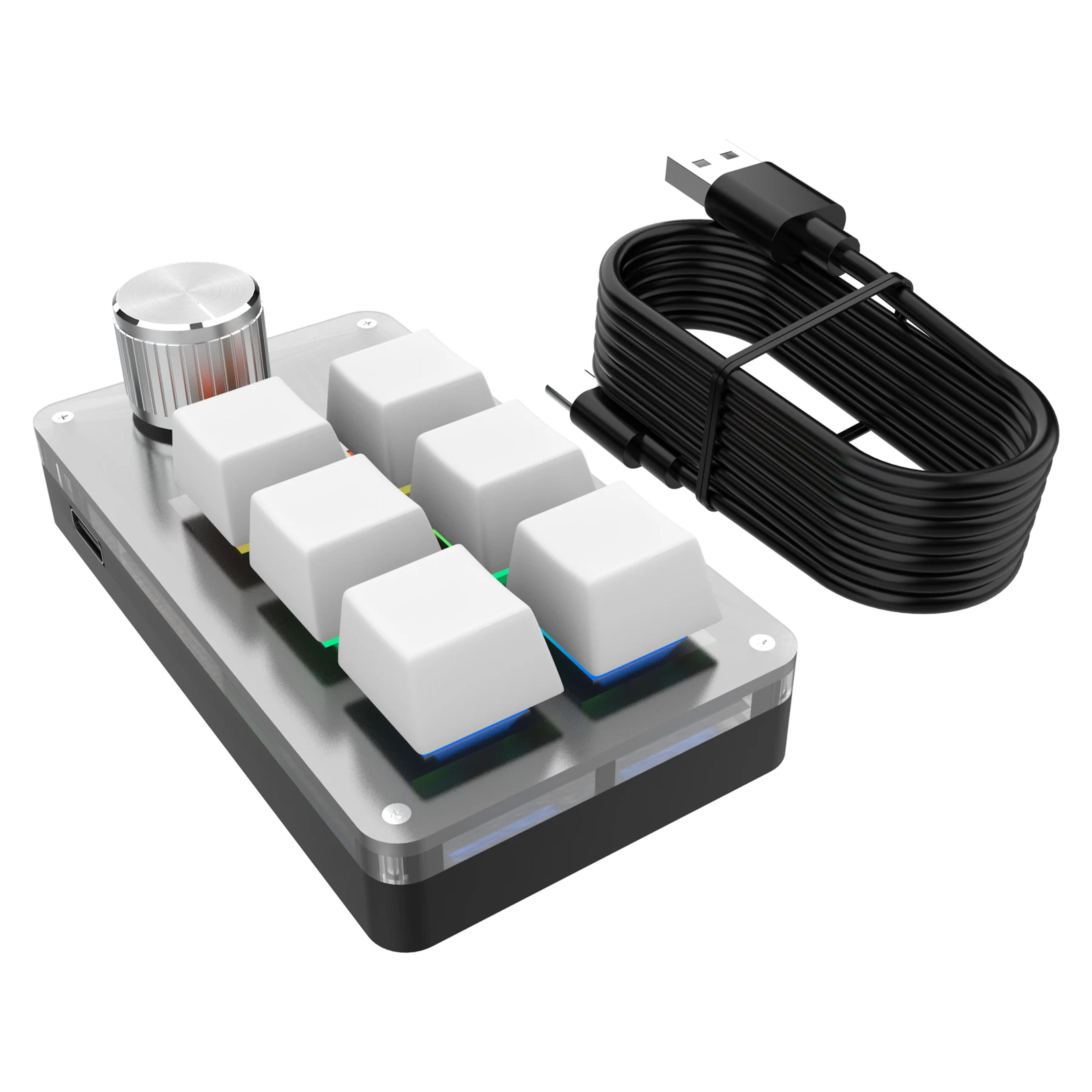 Programmable Mechanical Macro Keypad With Knob And RGB Backlighting 7