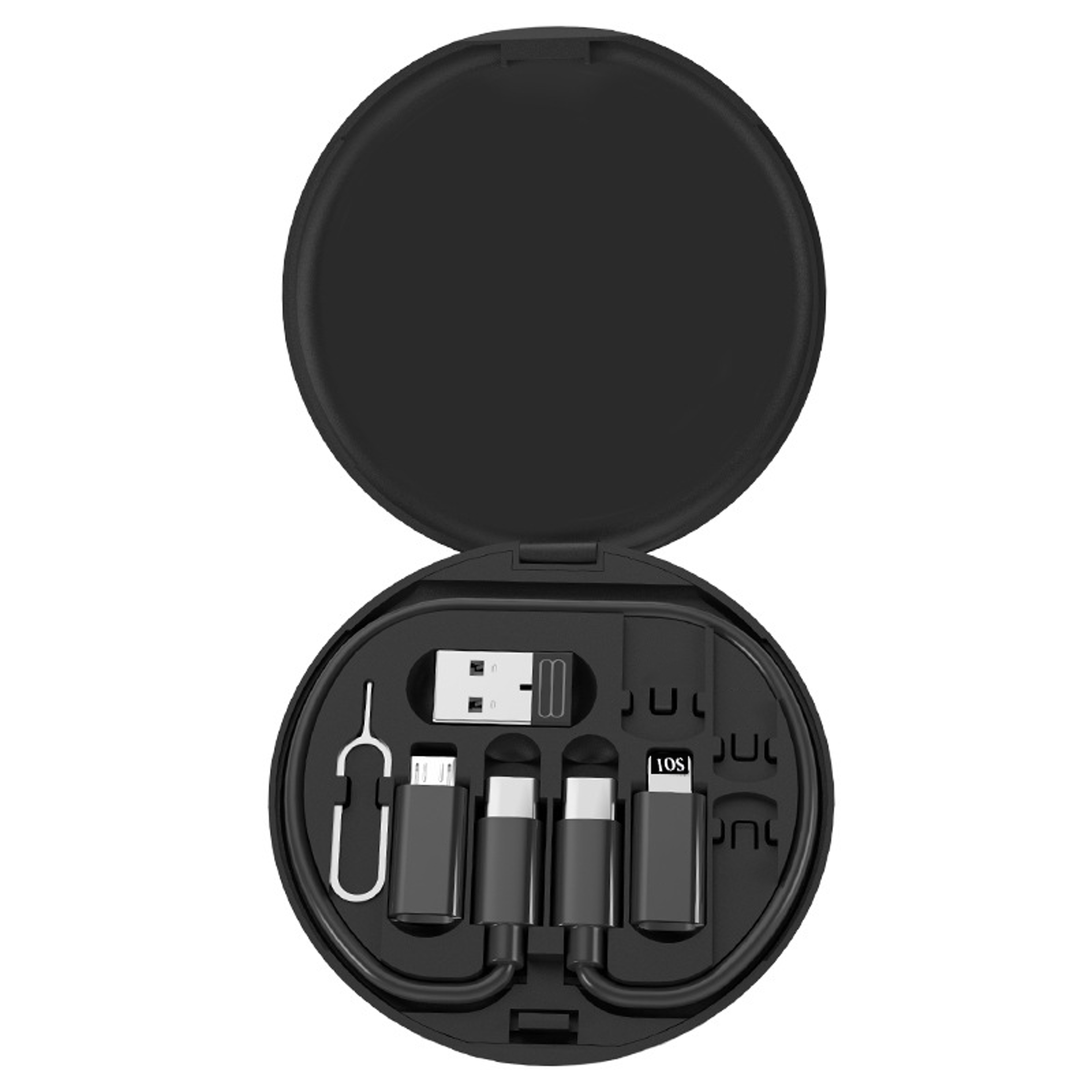 multi usb charging adapter cable kit with usb-c cable