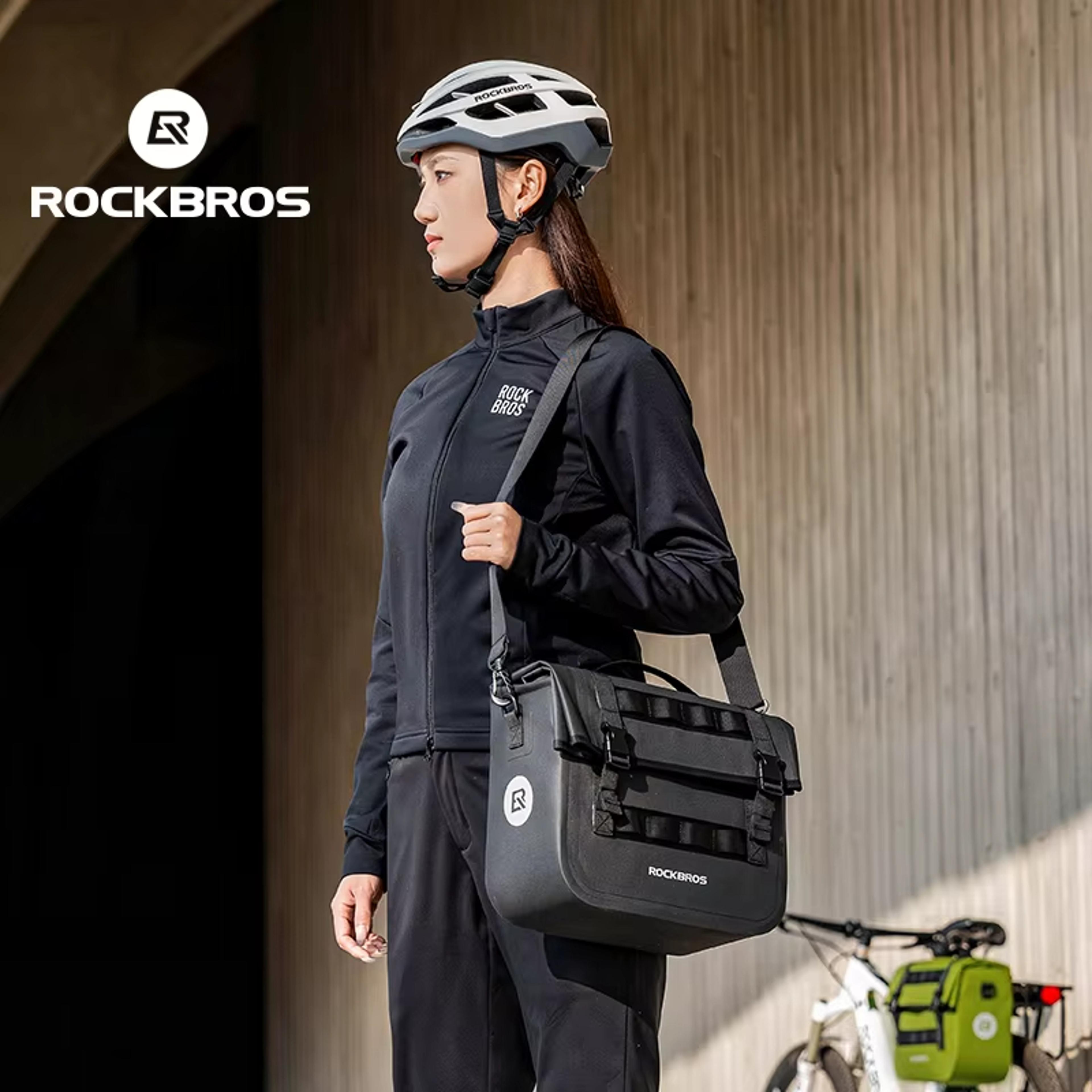ROCKBROS Bicycle Bag 15L Multifunctional Saddle Bag Waterproof MTB Bike Rack Bag Travel 3D Support  1