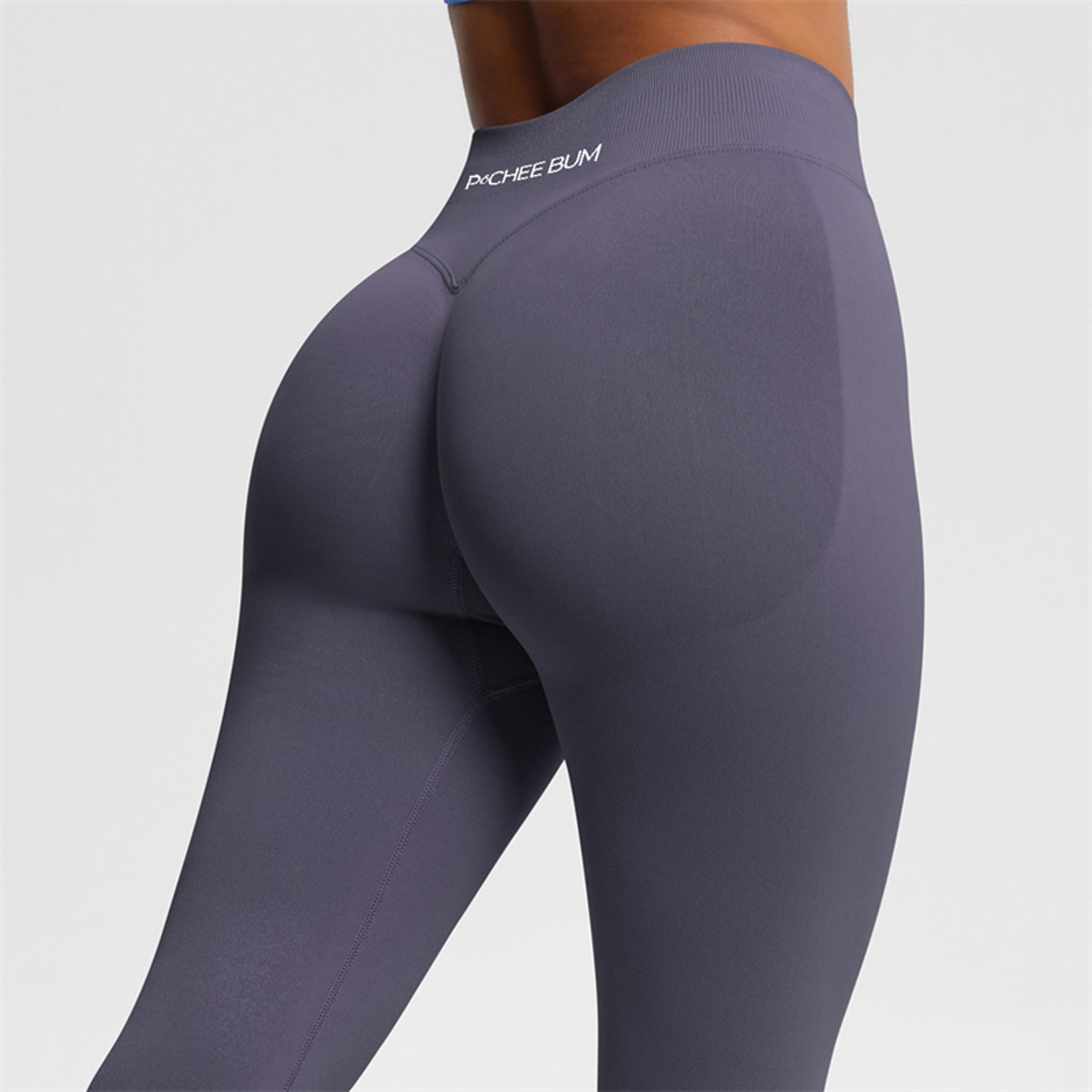 Womens Seamless Scrunch Butt Leggings MidRise Booty Lifting Yoga Pants 20