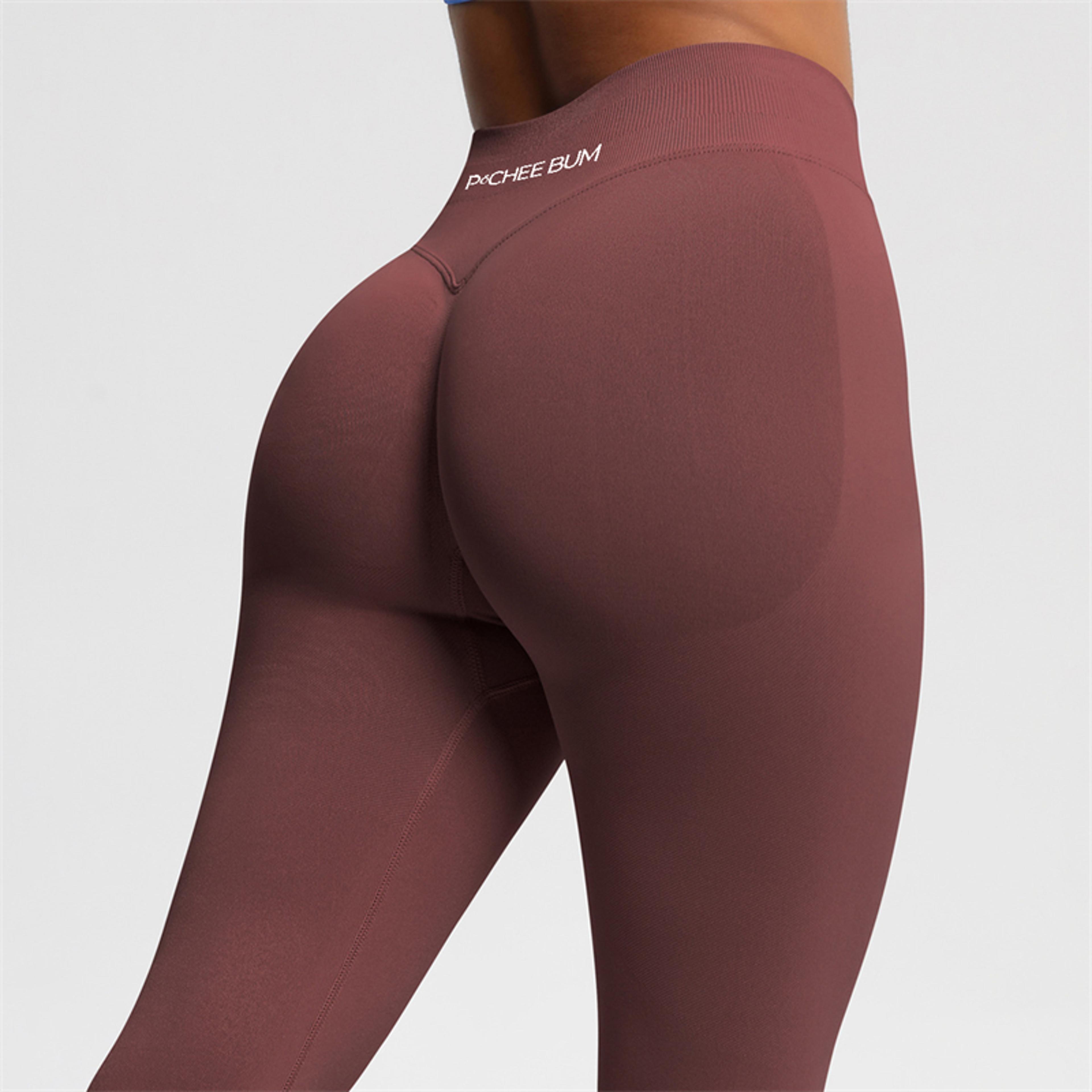 Womens Seamless Scrunch Butt Leggings MidRise Booty Lifting Yoga Pants 21