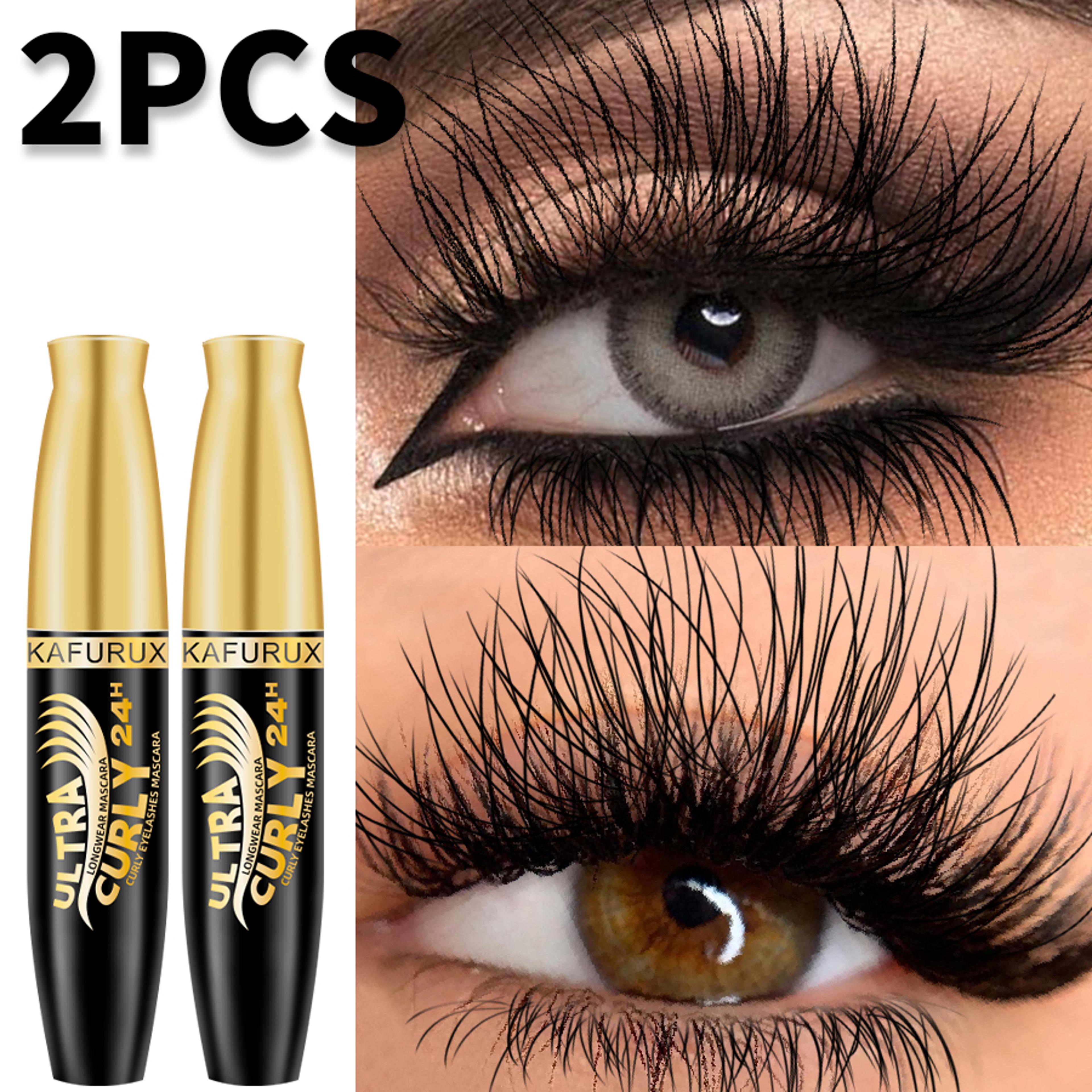 black lengthening mascara set waterproof curling and volumizing