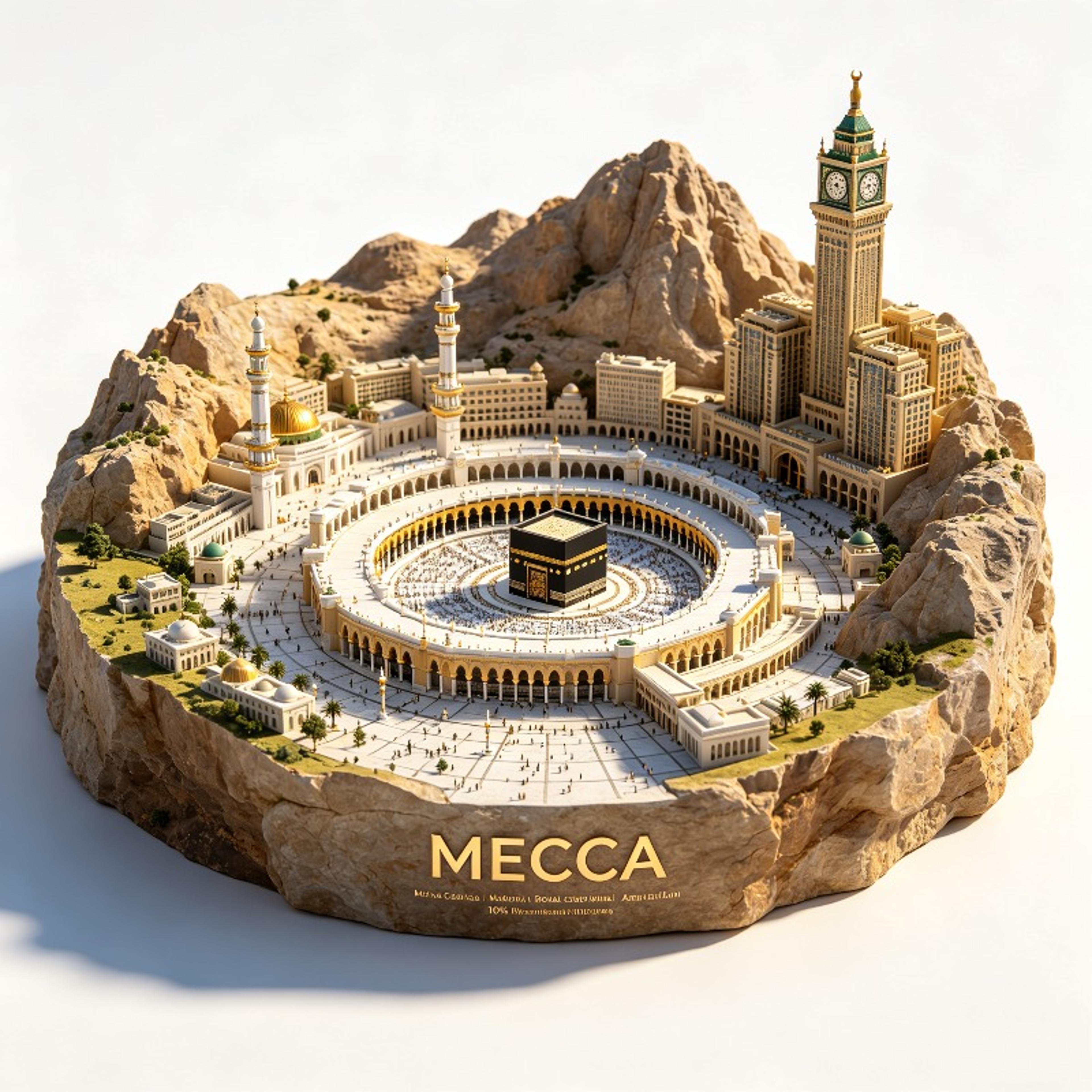 mecca kaaba fridge magnet masjid al-haram travel souvenir