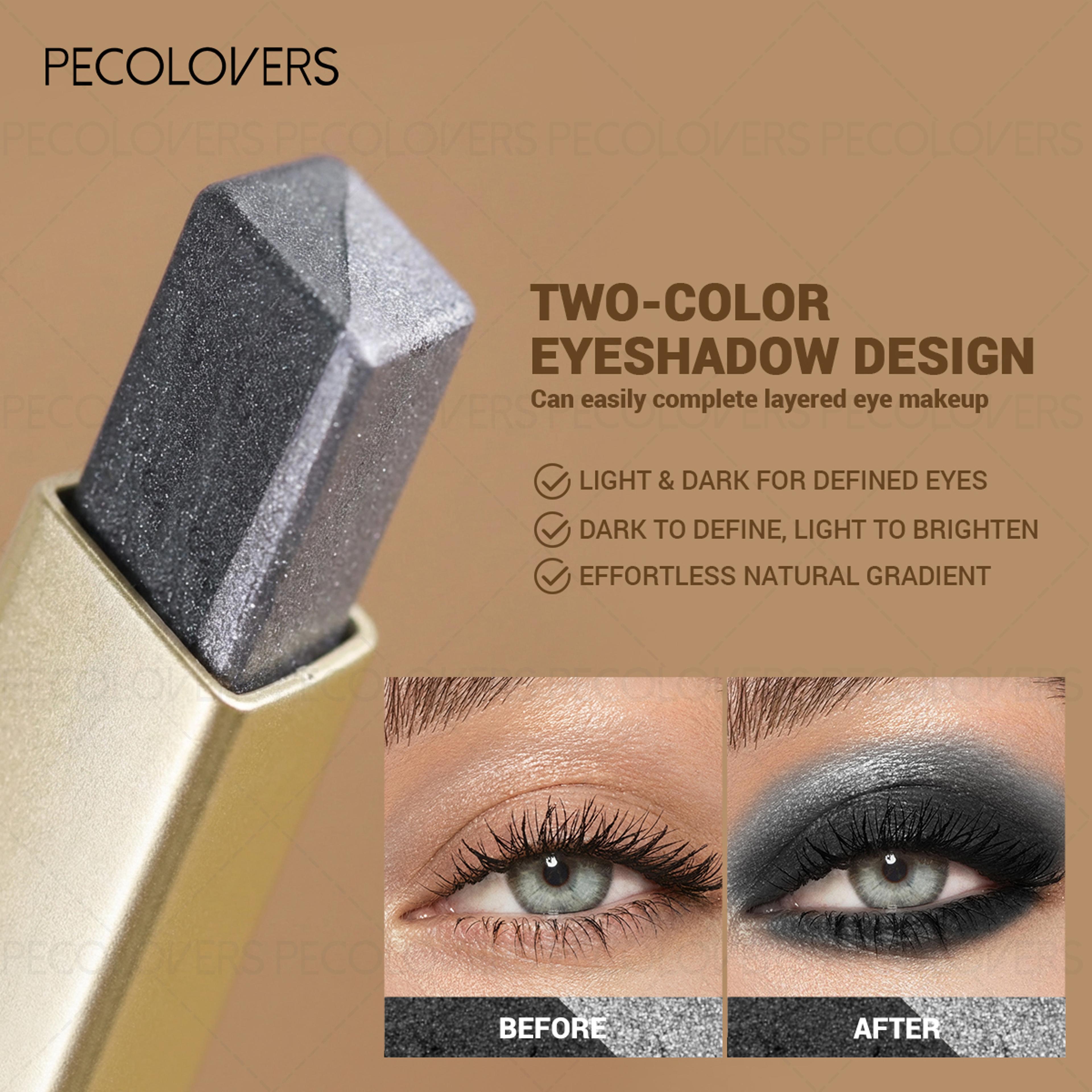 6PCSSet Twocolor Pushpull Eye Shadow Stick Eye Highlight Lazy Eye Shadow Twocolor Stacking Waterpro 5