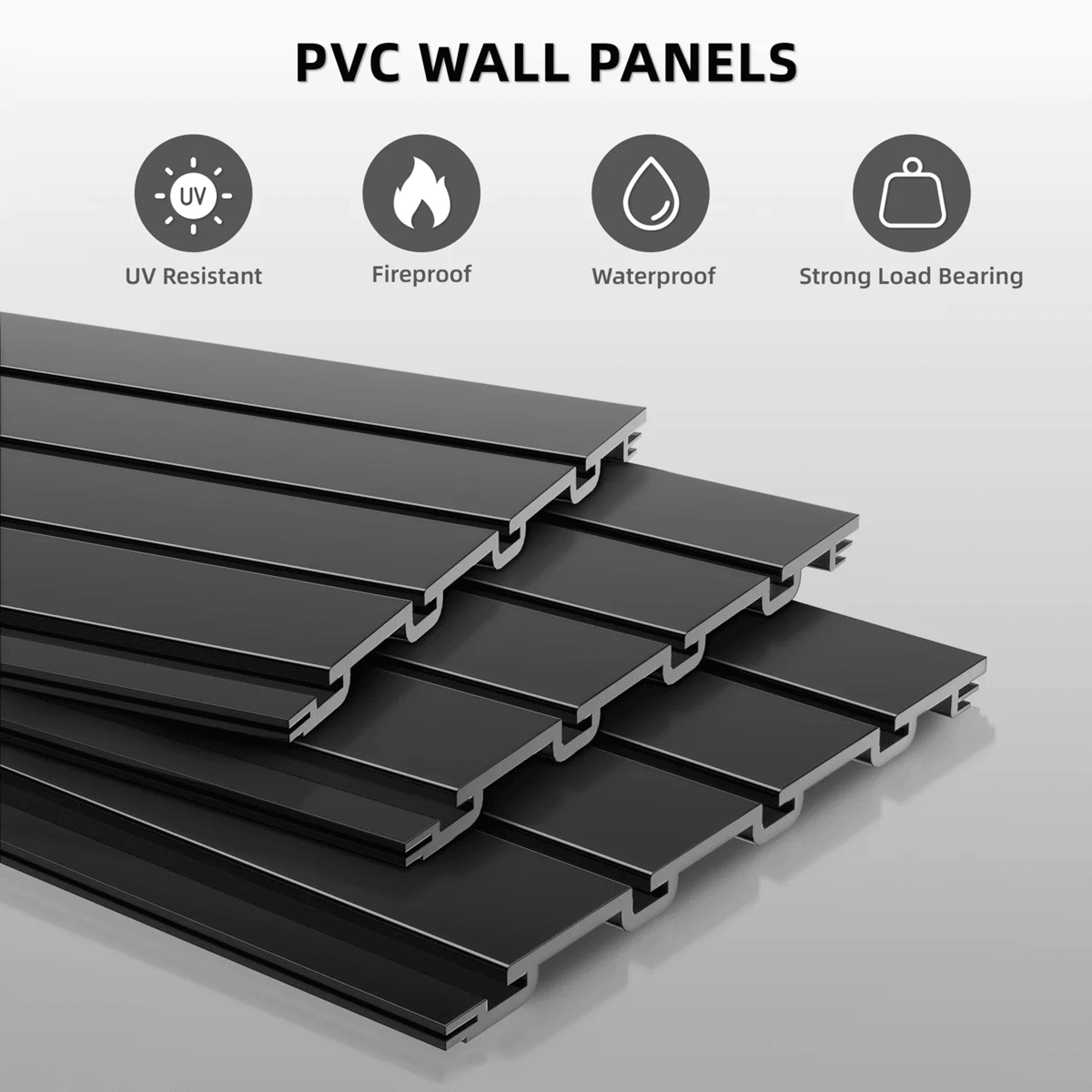 Modular Gun Wall Mount Display Rack With PVC Panels And Steel Storage Racks 3