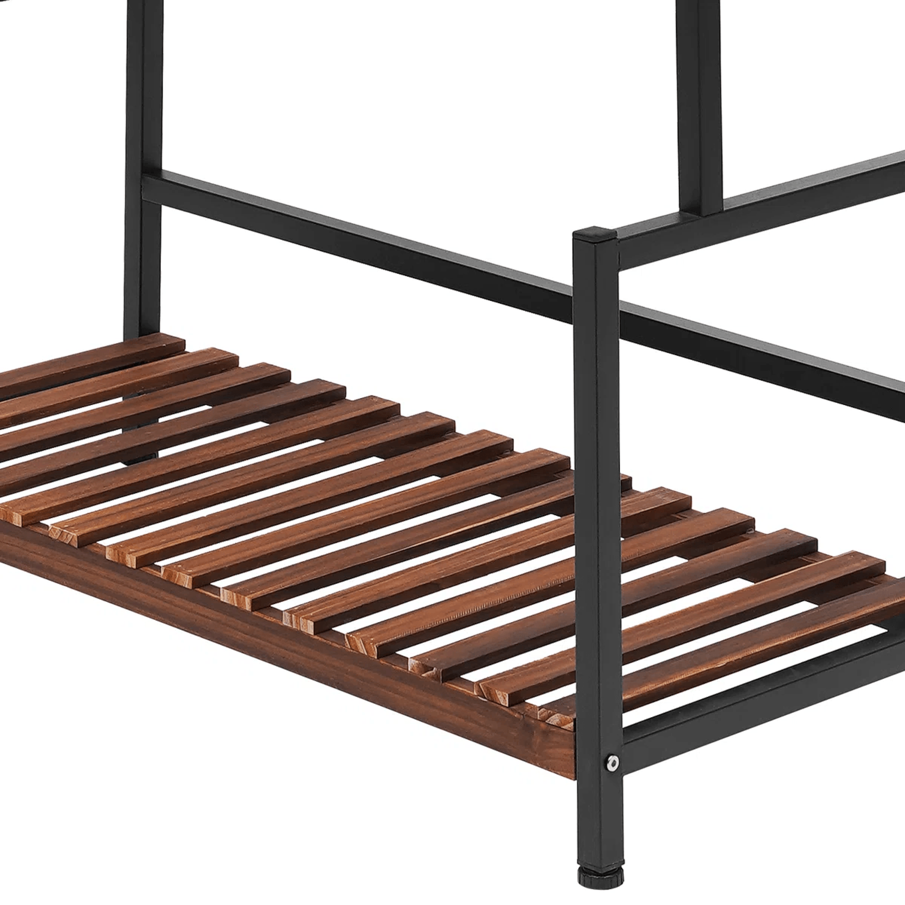 3 Tier Metal Plant Stand With Hanging Rod For Indoor And Outdoor Plants 5
