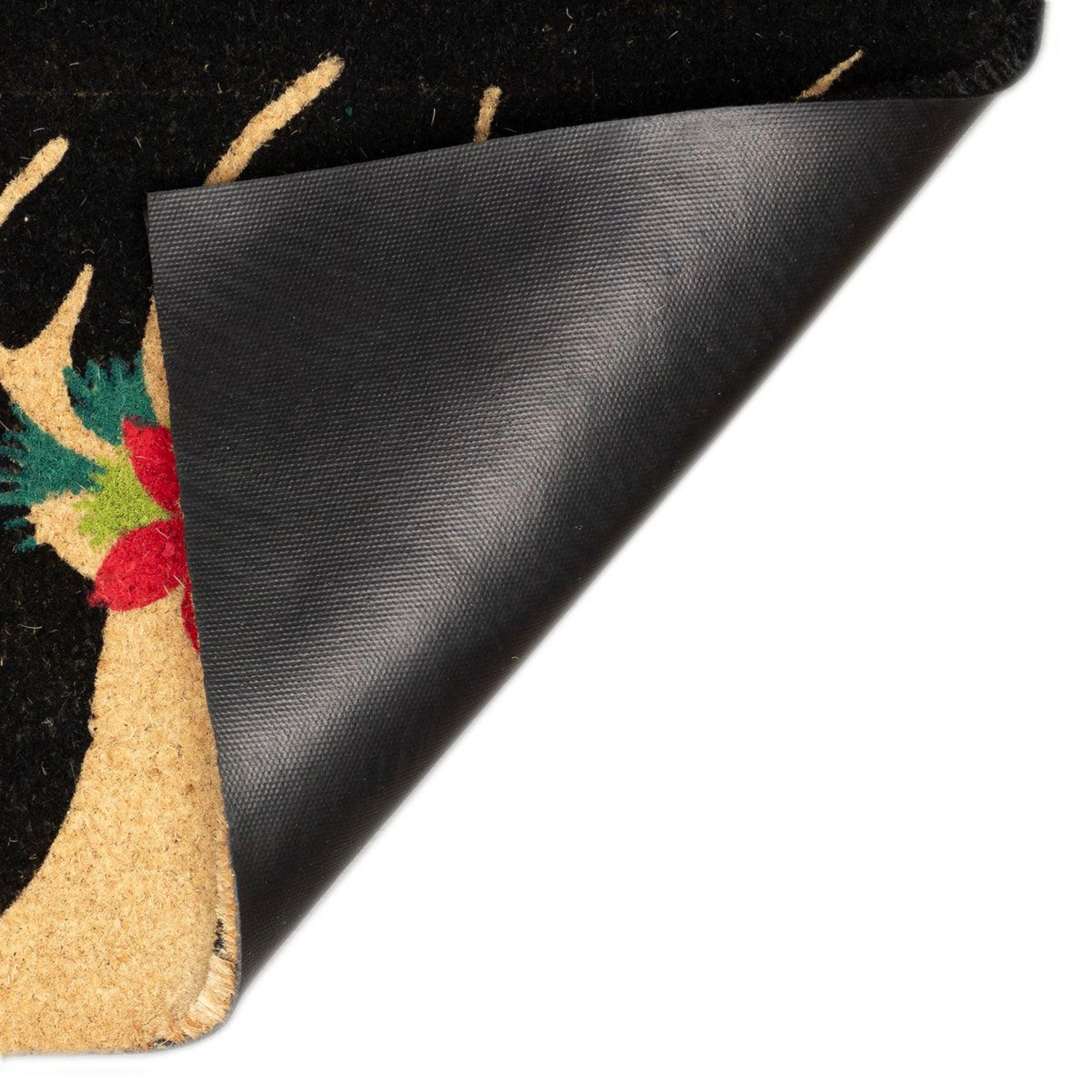 Non Slip Christmas Doormat With Deer Design For Outdoor Entryways 2