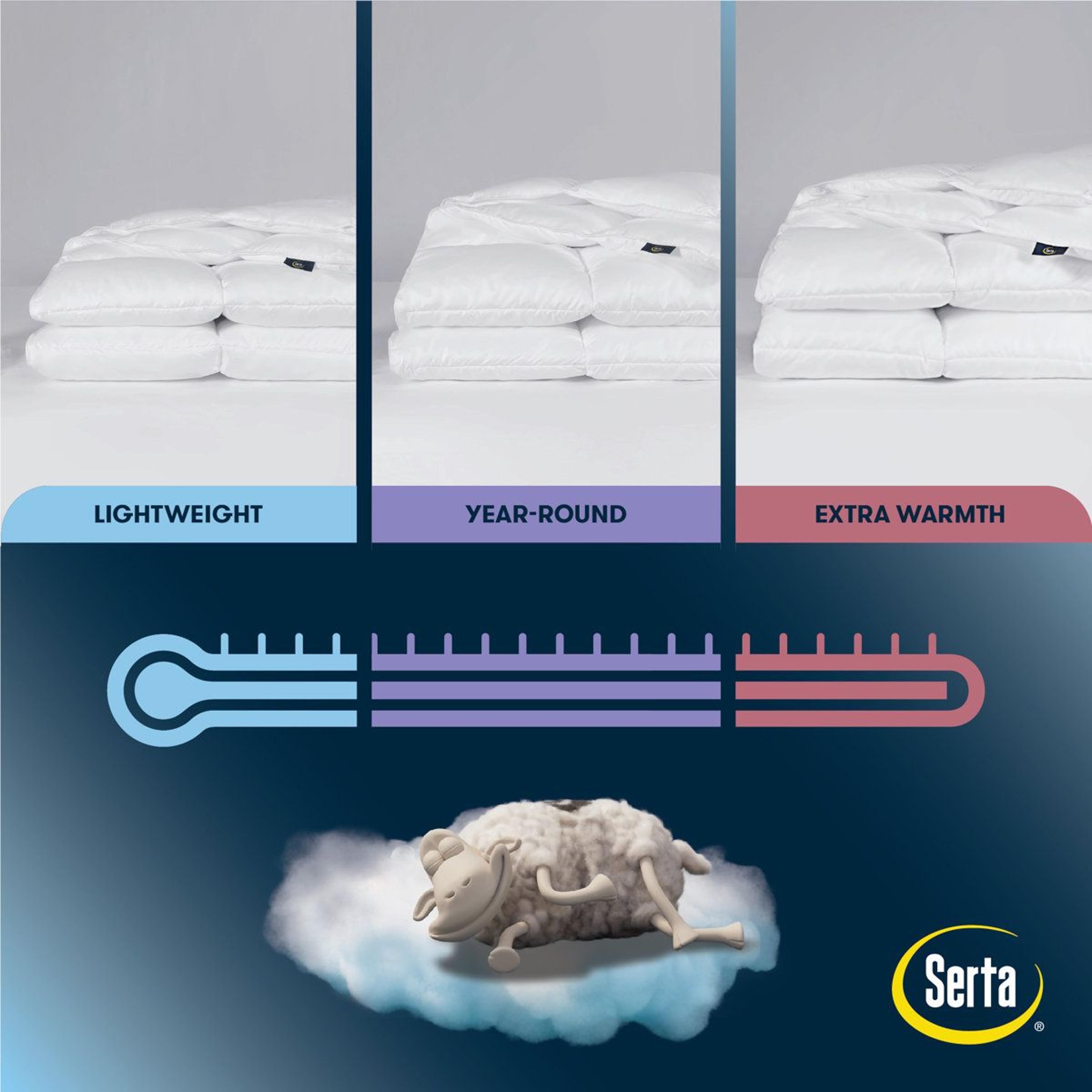 Winter Down Alternative Comforter With Soft Microfiber Cover 1