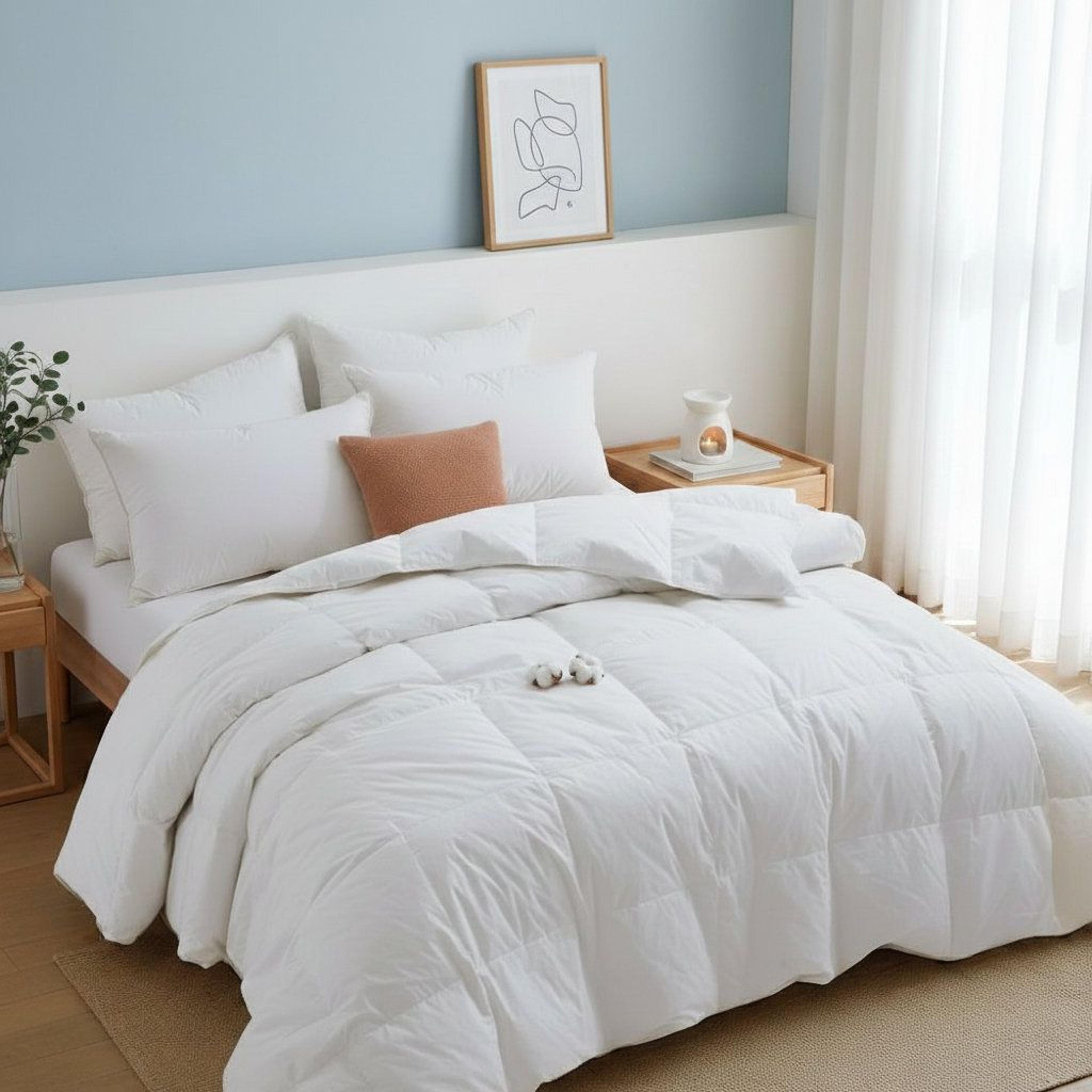King Down Comforter All Season With 100 Cotton Cover And 300 Thread Count 7