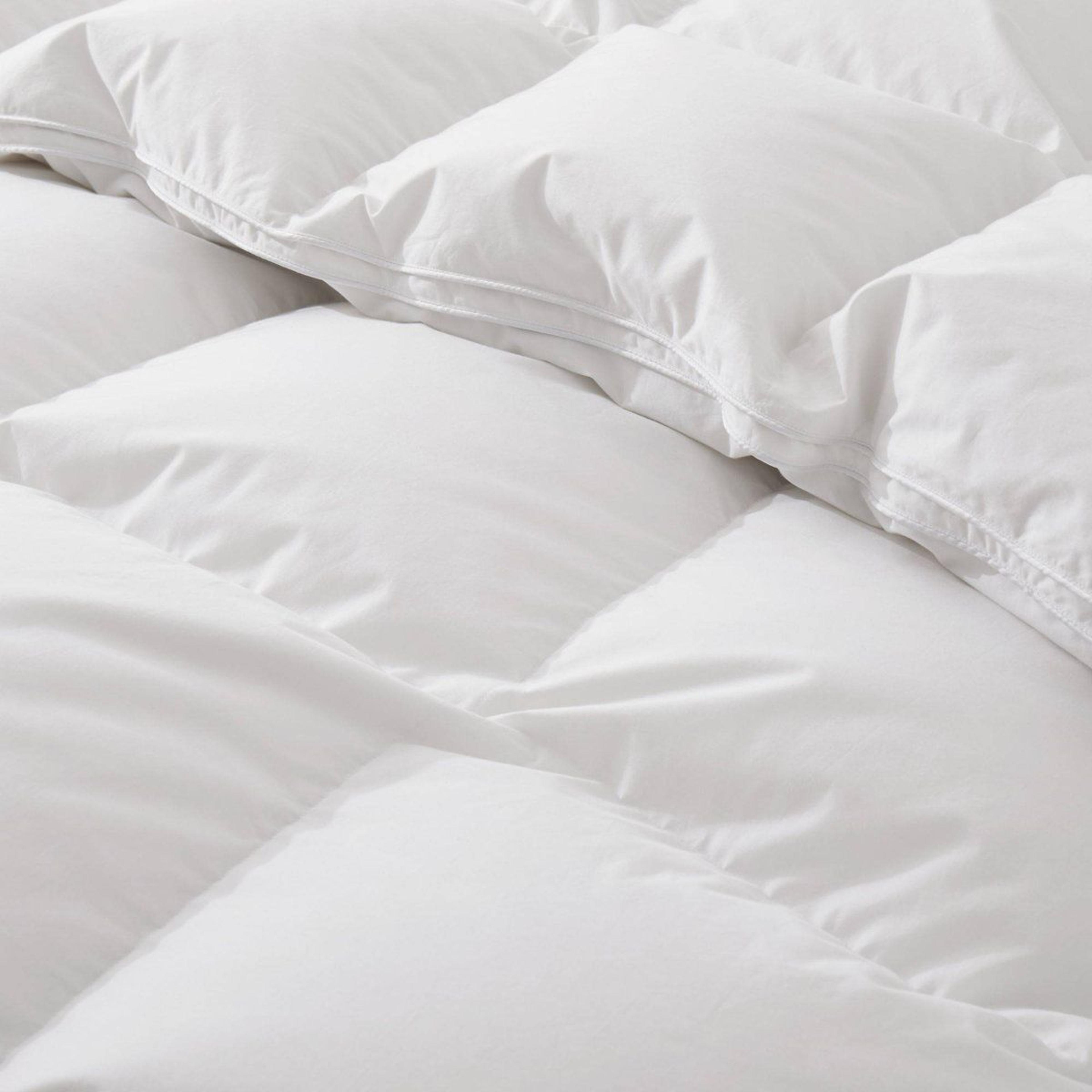 King Size Goose Down Comforter 800 Fill Power Winter Weight Cotton Cover 7