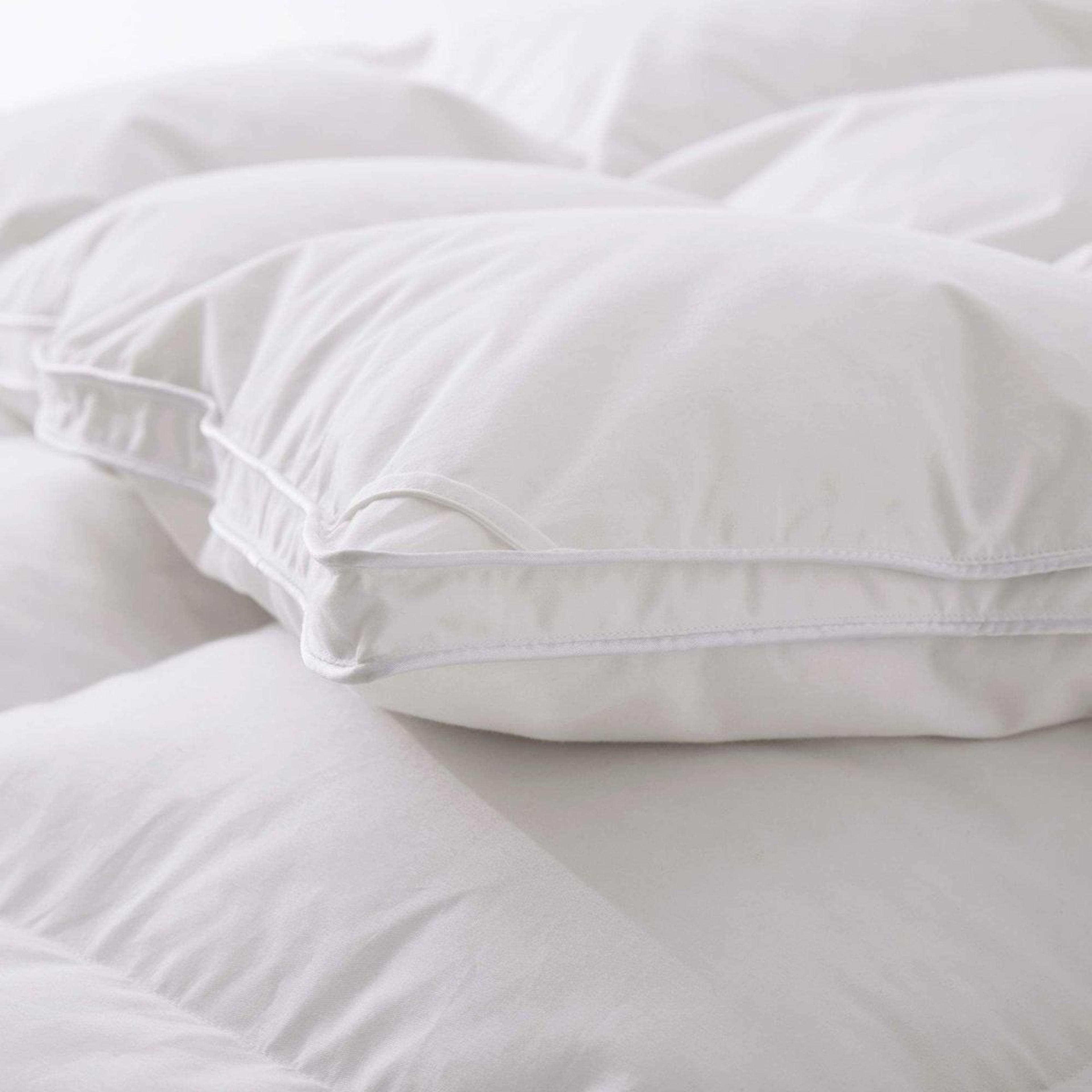 King Size Goose Down Comforter 800 Fill Power Winter Weight Cotton Cover 6