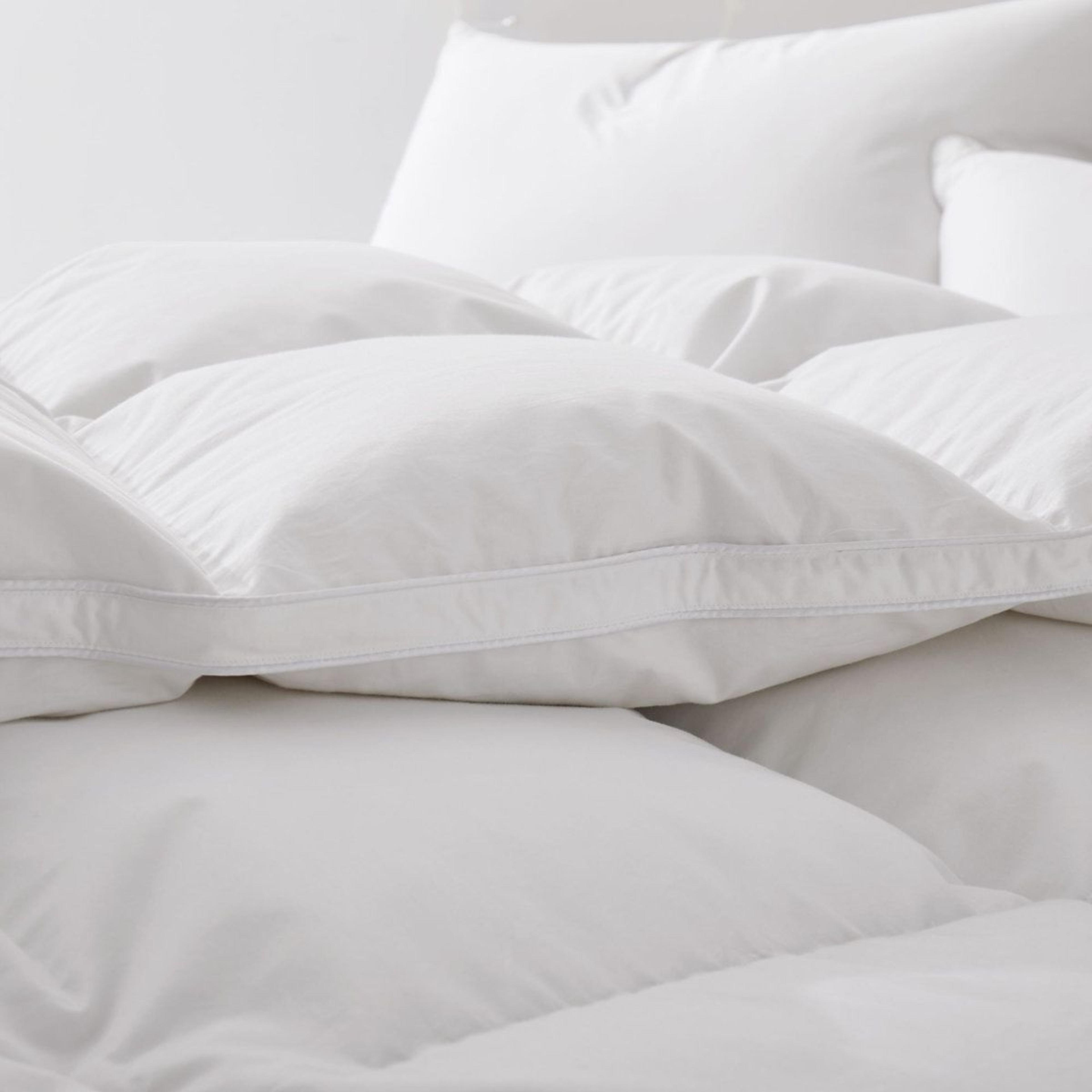 King Size Goose Down Comforter 800 Fill Power Winter Weight Cotton Cover 3