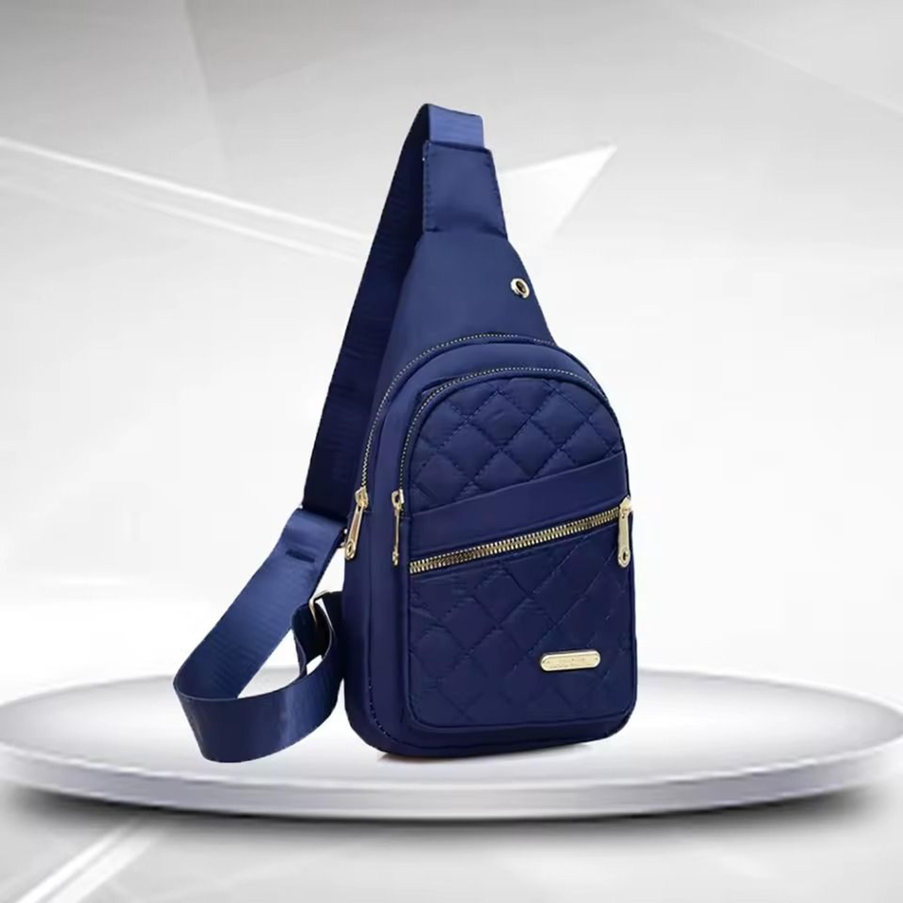 lightweight nylon crossbody bag for women with adjustable sling strap