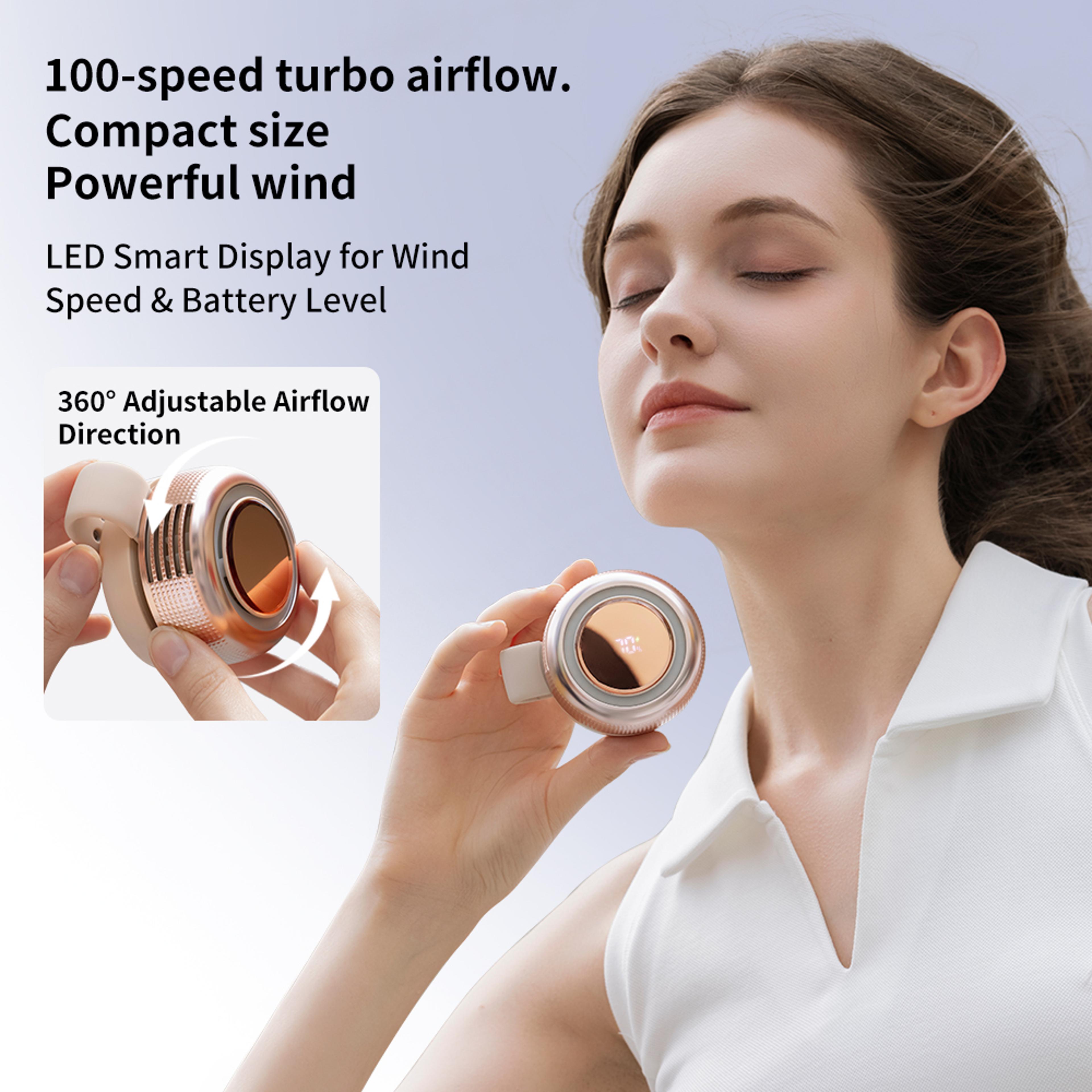 Portable Desk Fan With Clip Rechargeable USB Cooling Fan Quiet Personal Air Circulator 5