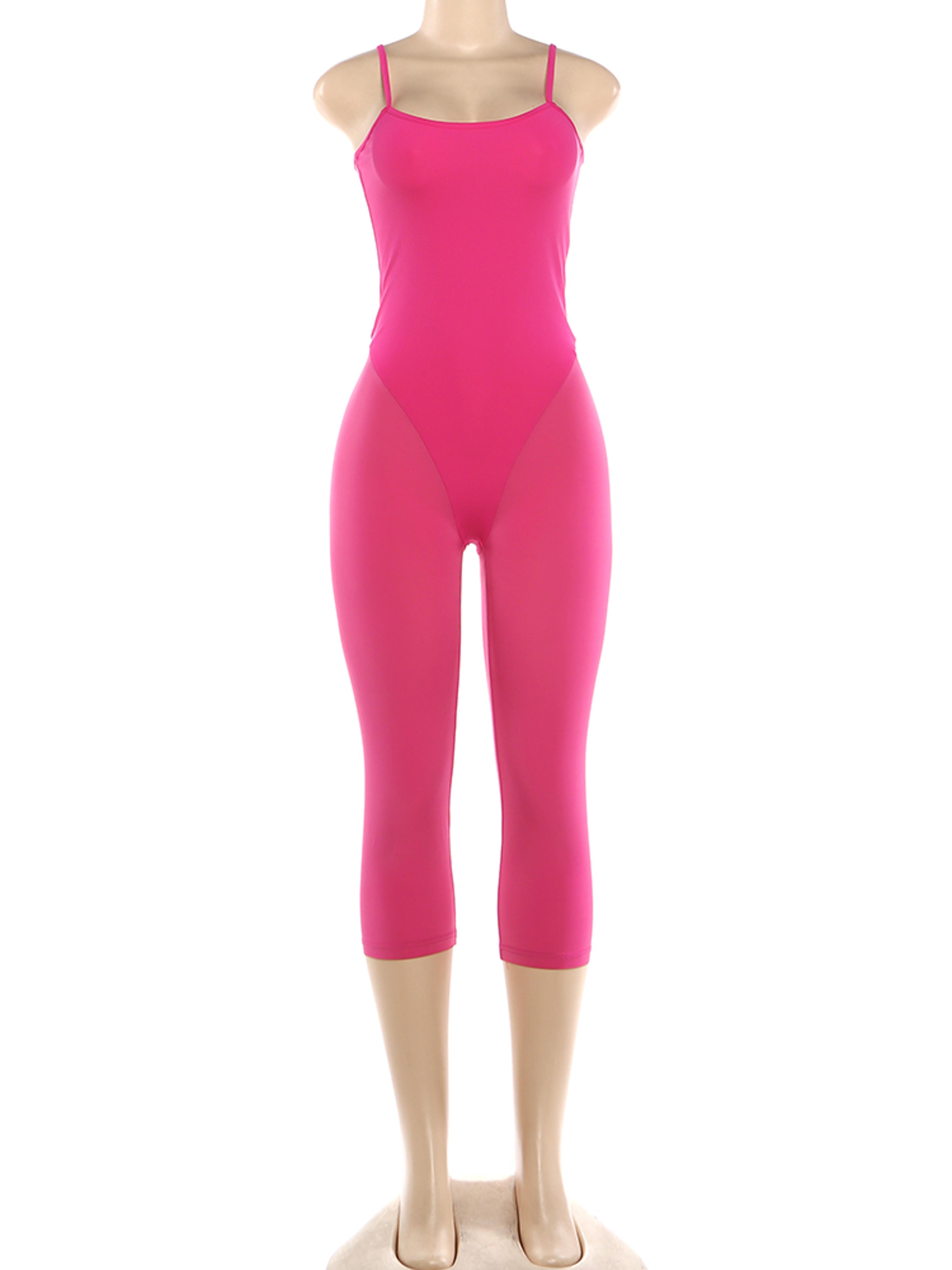 Womens Backless Summer Playsuit Bodycon Stretch Romper 1