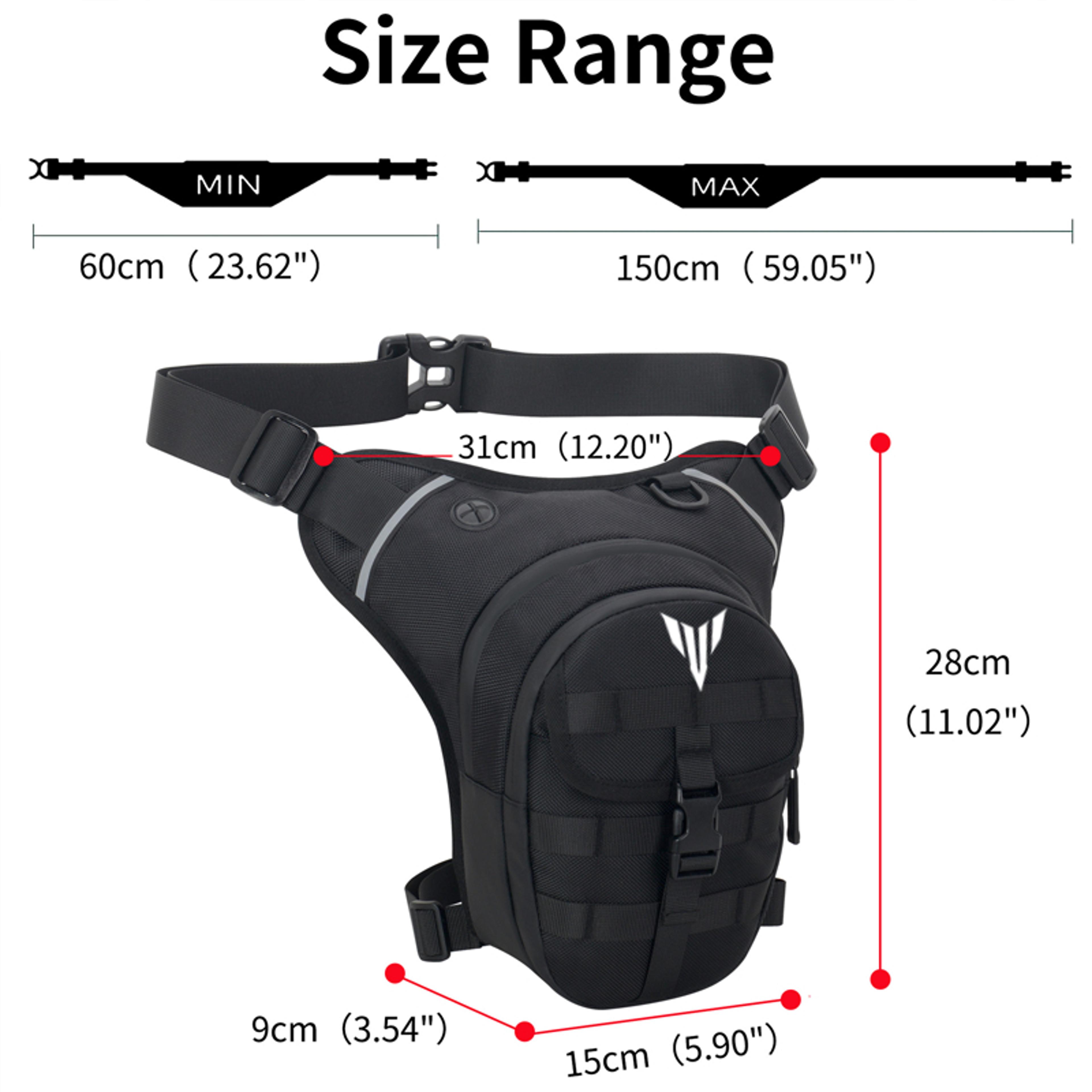 Yamaha MT Series Waterproof Motorcycle Leg Bag Outdoor Waist Pack 4