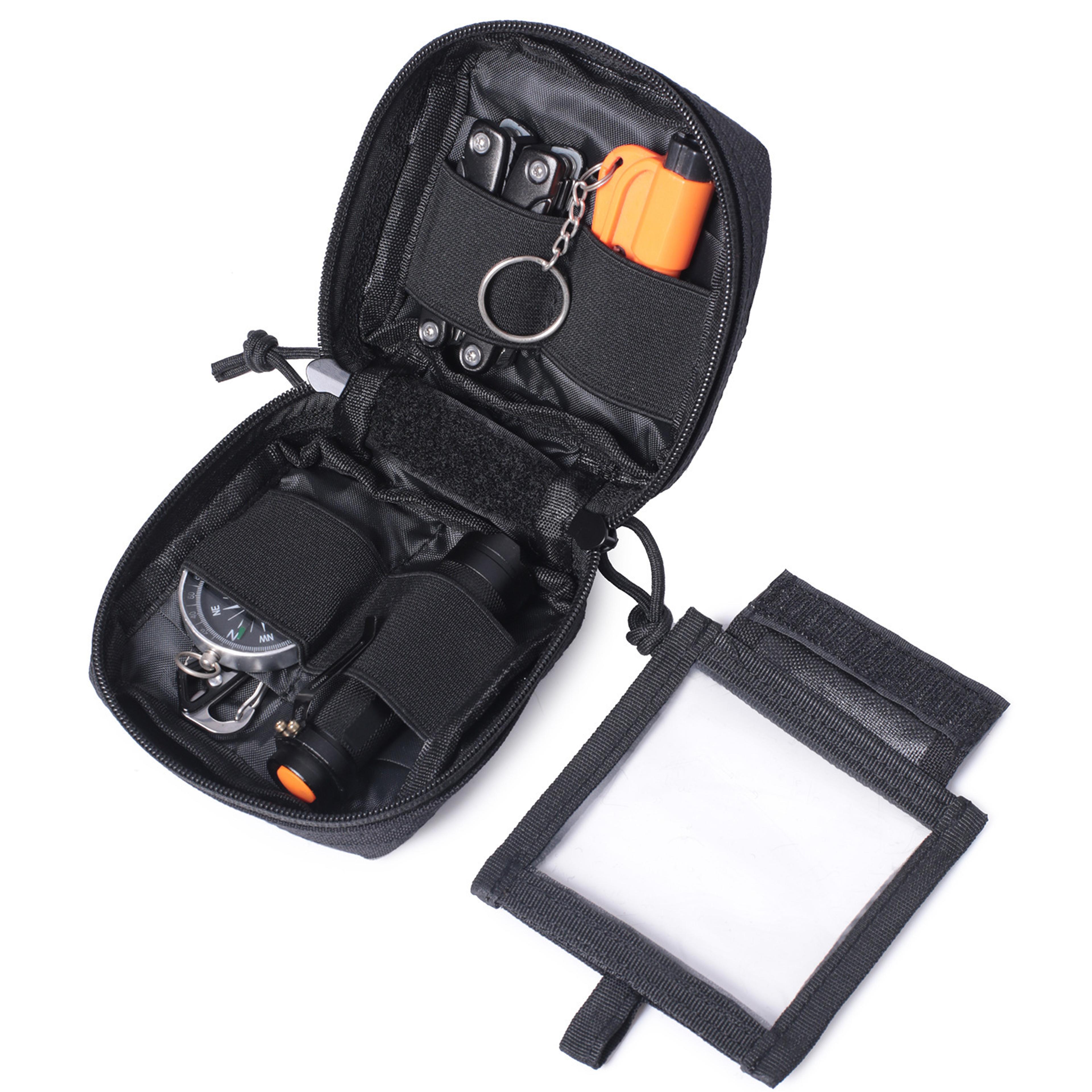 Tactical MOLLE Pouch Compact EDC Utility Admin Belt Organizer 7