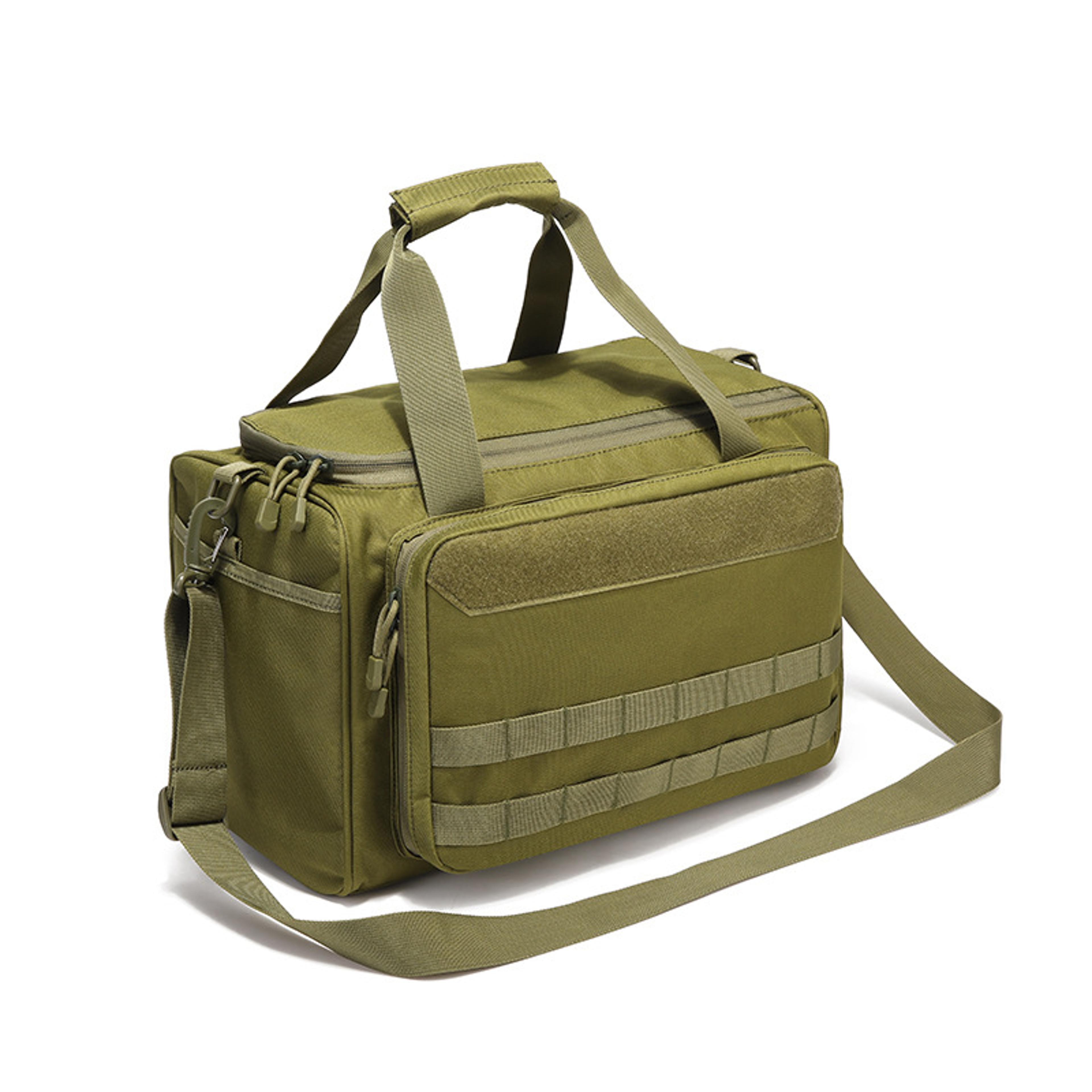 Tactical Gun Range Bag Deluxe Pistol Range Bag For Secure Storage  Easy Transport 1
