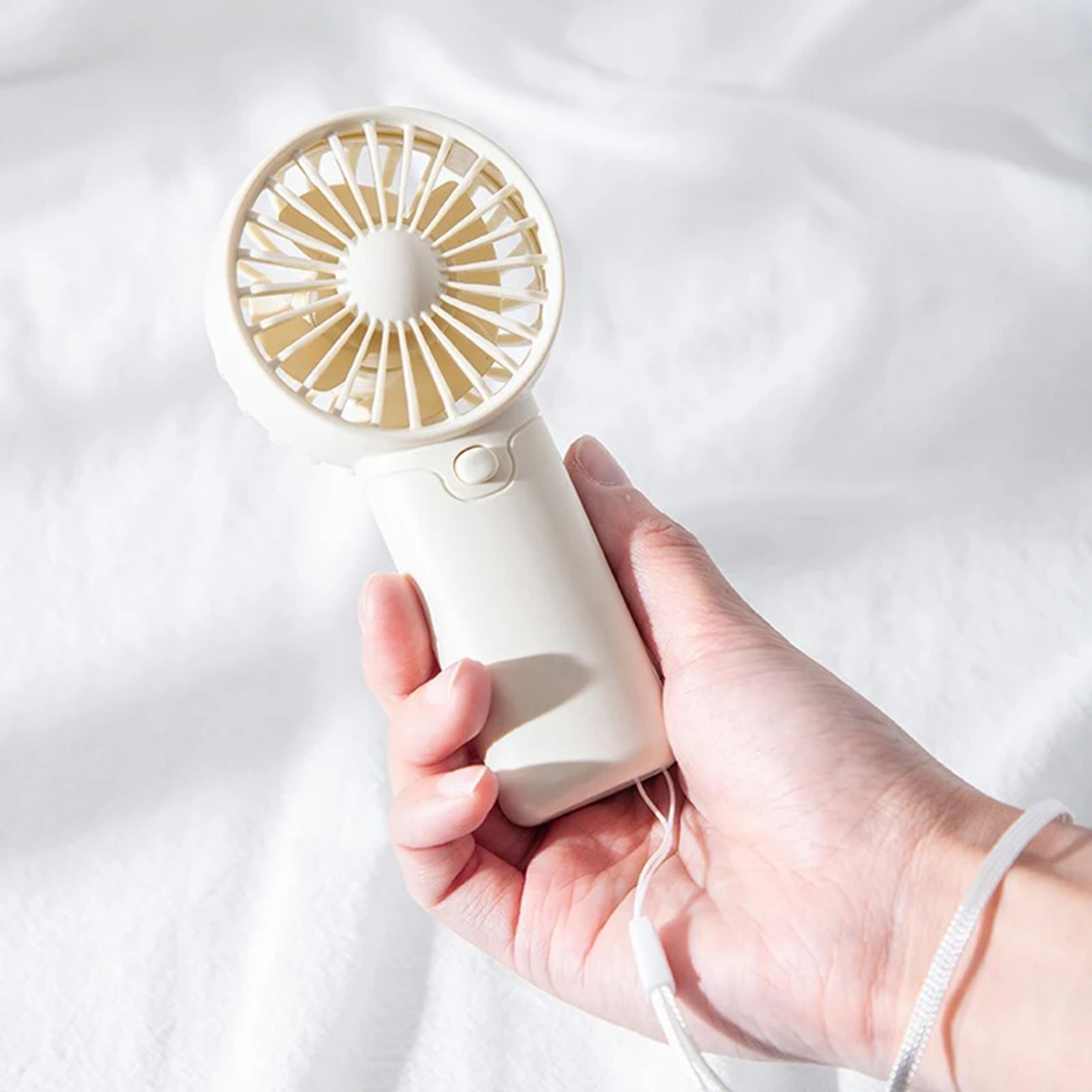 Portable Mini Fan Rechargeable Handheld Fan For Travel And Everyday Cooling 7