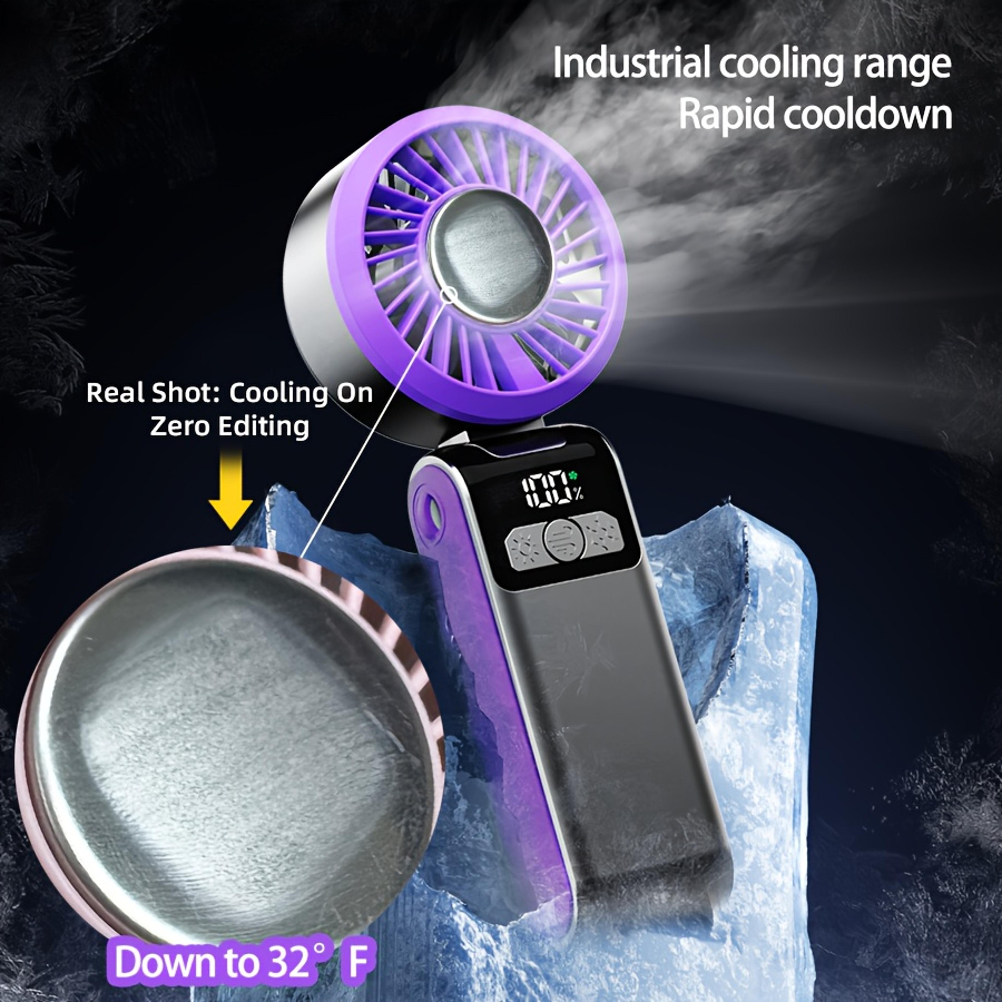 Portable Handheld Fan Mini Pocket Cooling Fan For Travel School  Outdoors 3