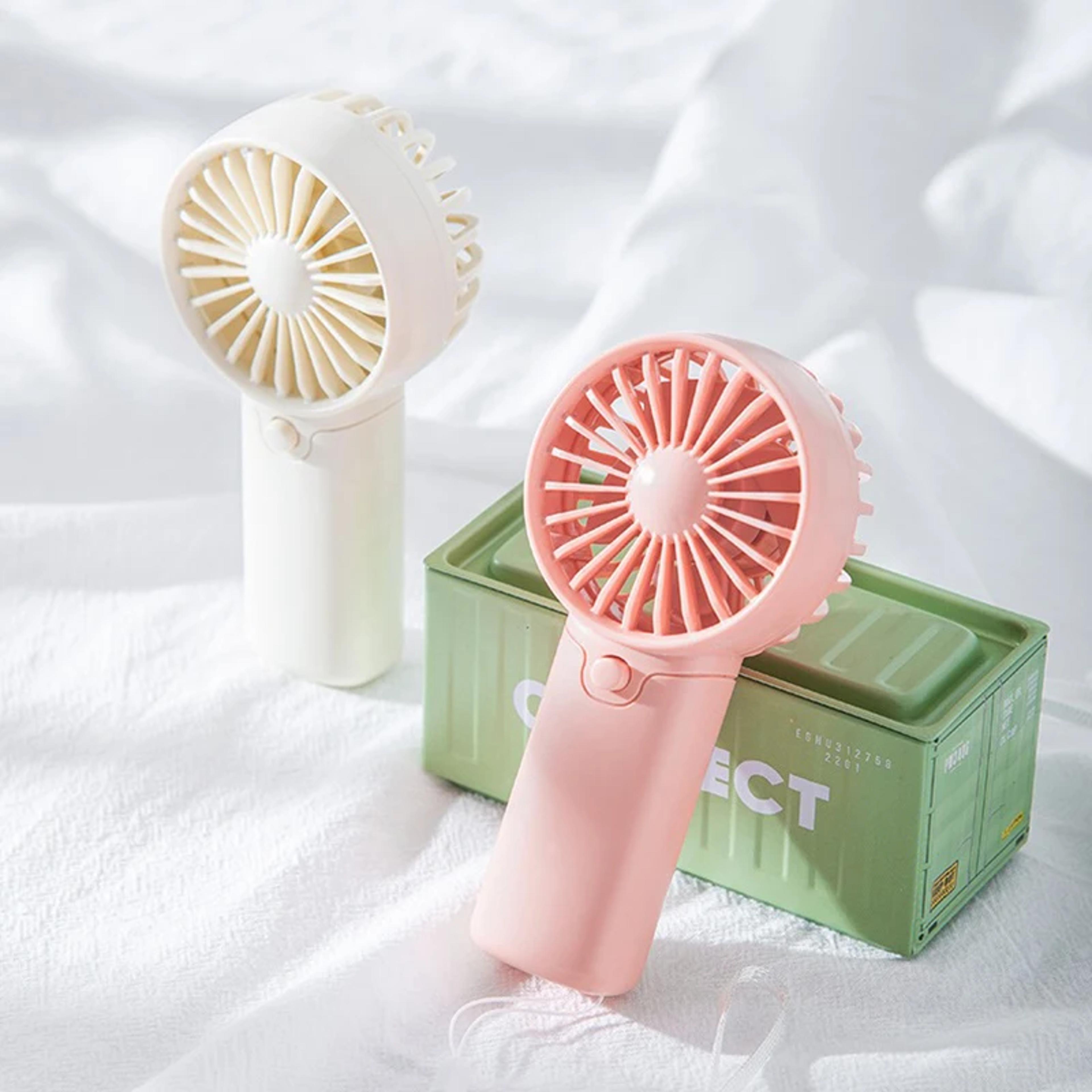 Cute Mini Handheld Fan Portable Pocket Cooling Fan Lightweight Quiet Travel Fan 8