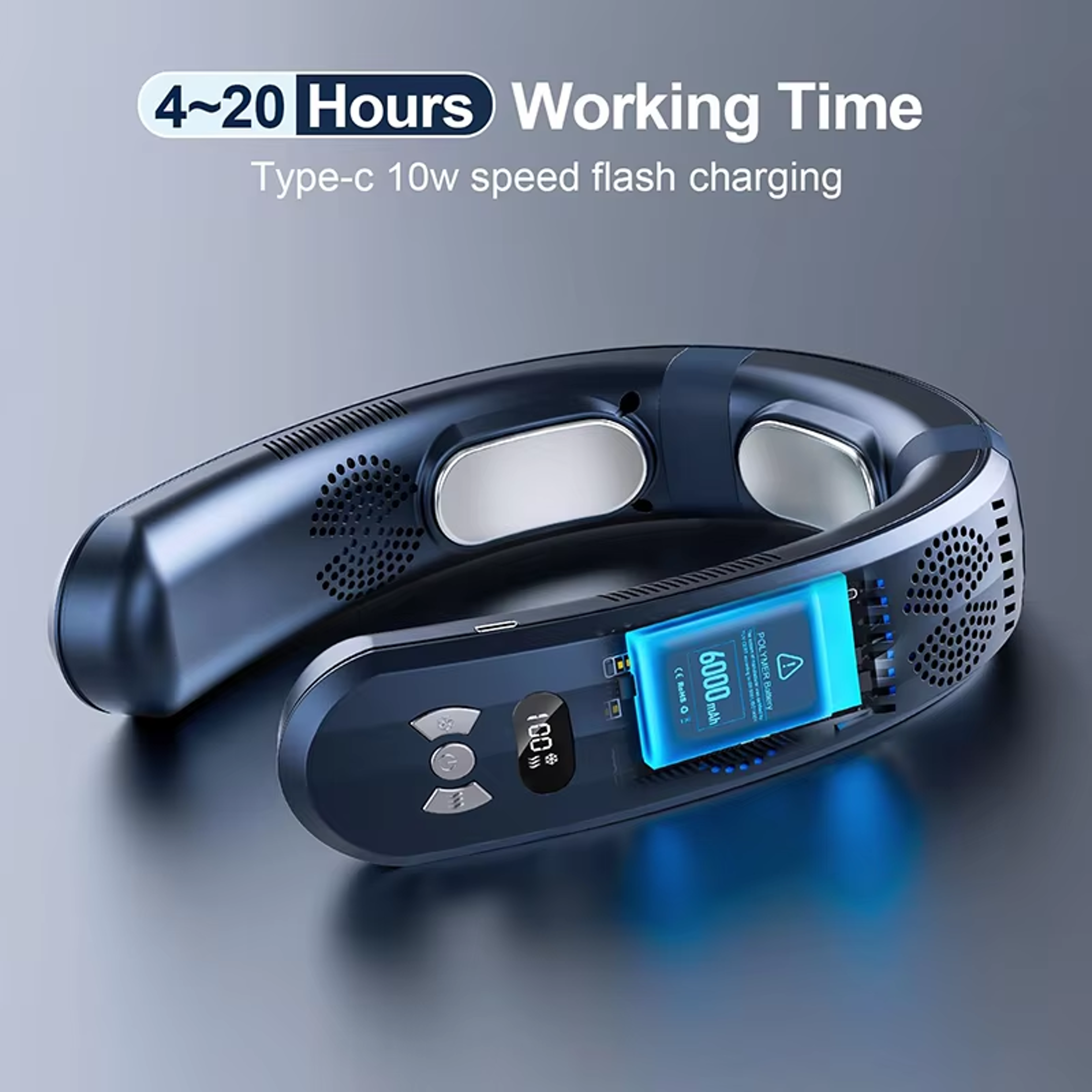Arctic Breeze Wearable Neck Fan Portable Neck Air Conditioner 2
