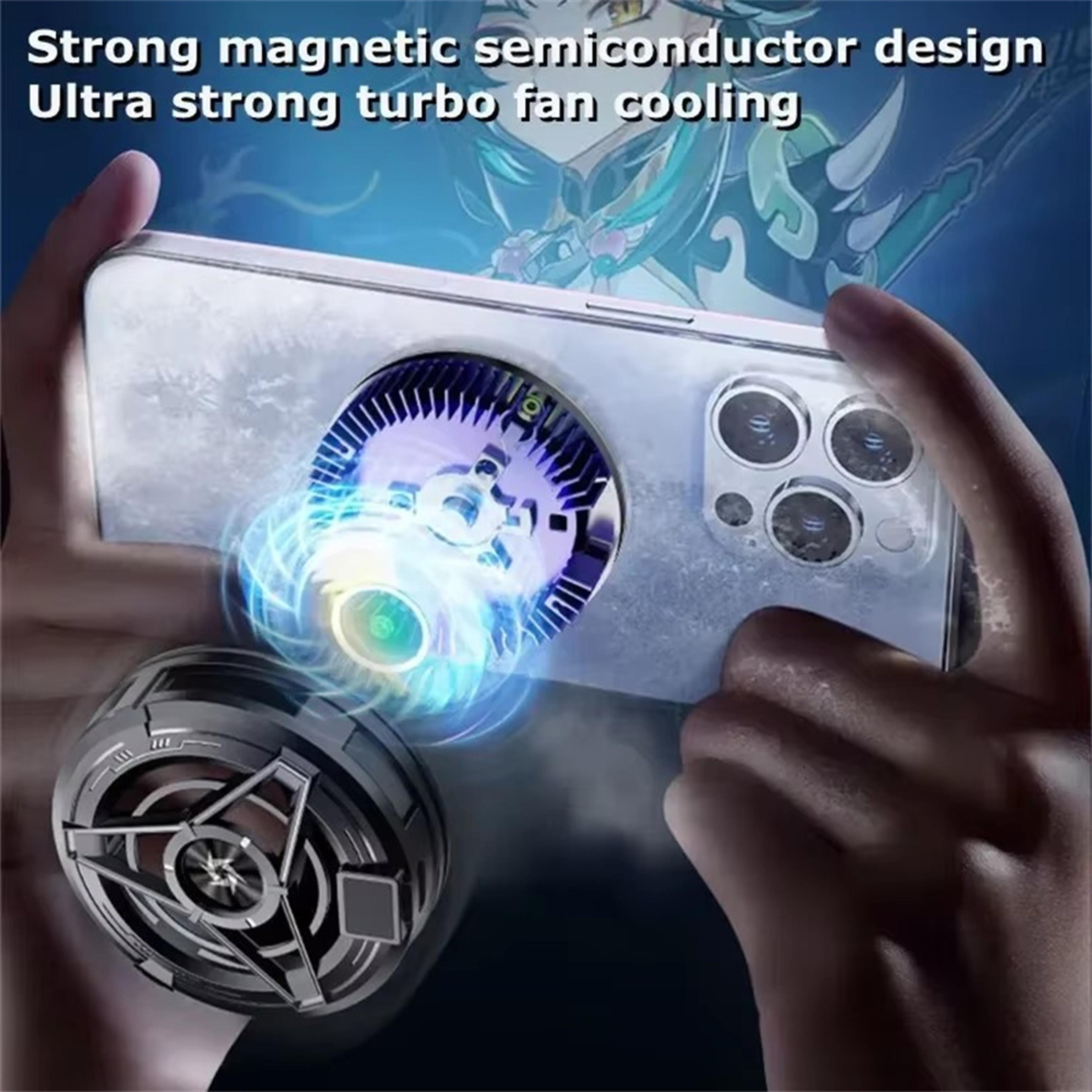 Magnetic Phone Cooler With Semiconductor Cooling Fan For Mobile Gaming 7