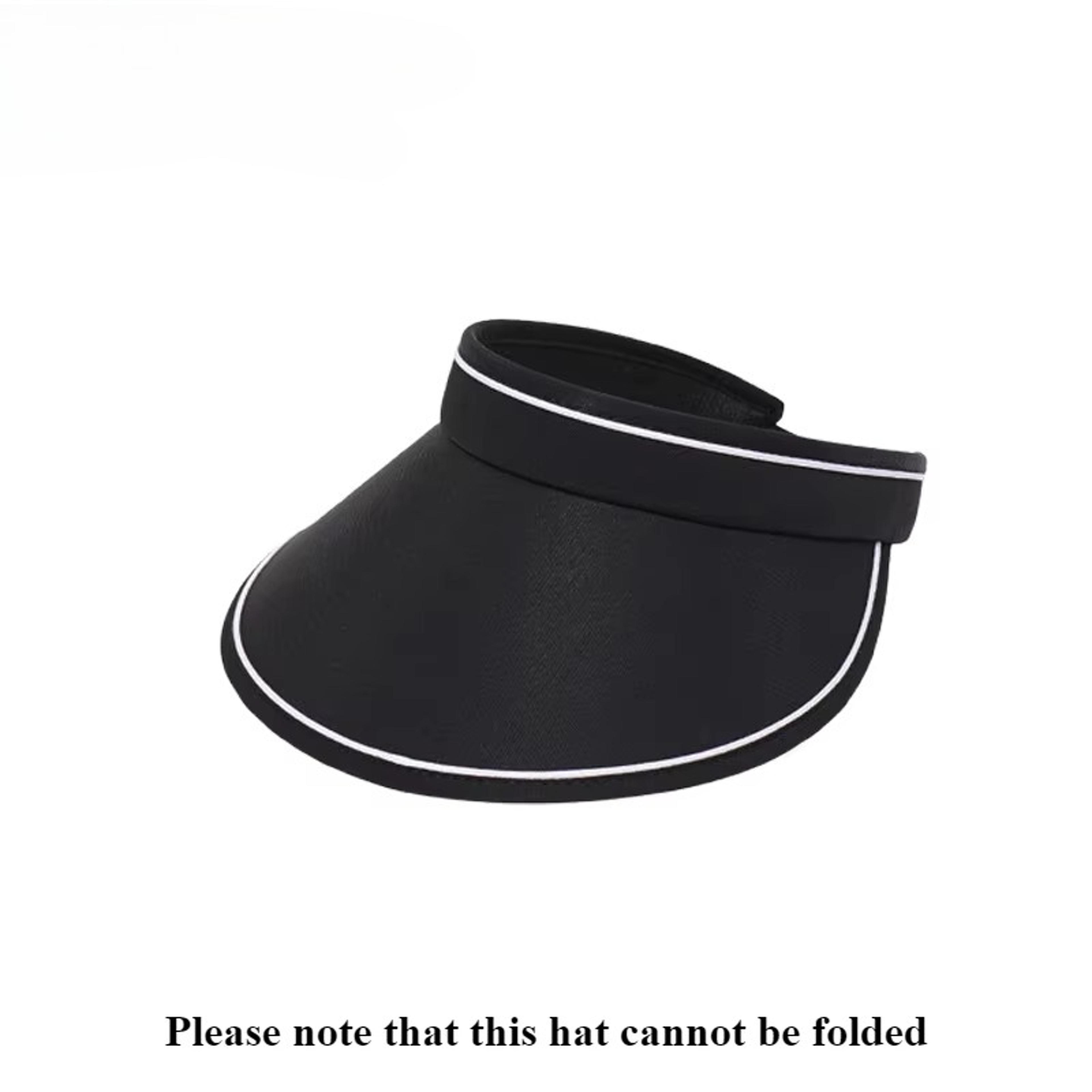 Womens Wide Brim Visor Hat With UV Protection Packable Beach Sun Hat For Travel  Outdoor Sports 2