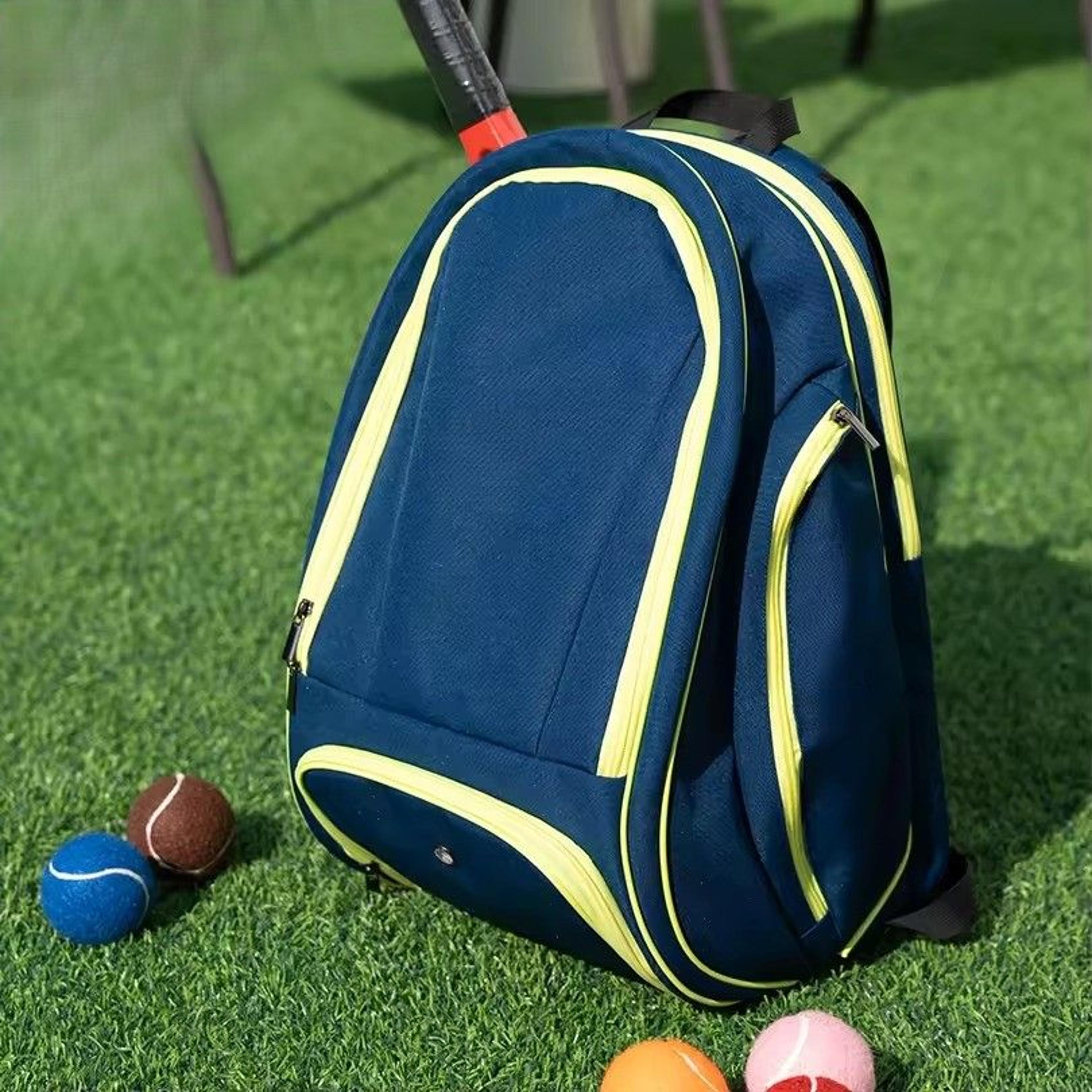 aero multi-sport tennis racket bag backpack for tennis, padel, badminton & squash
