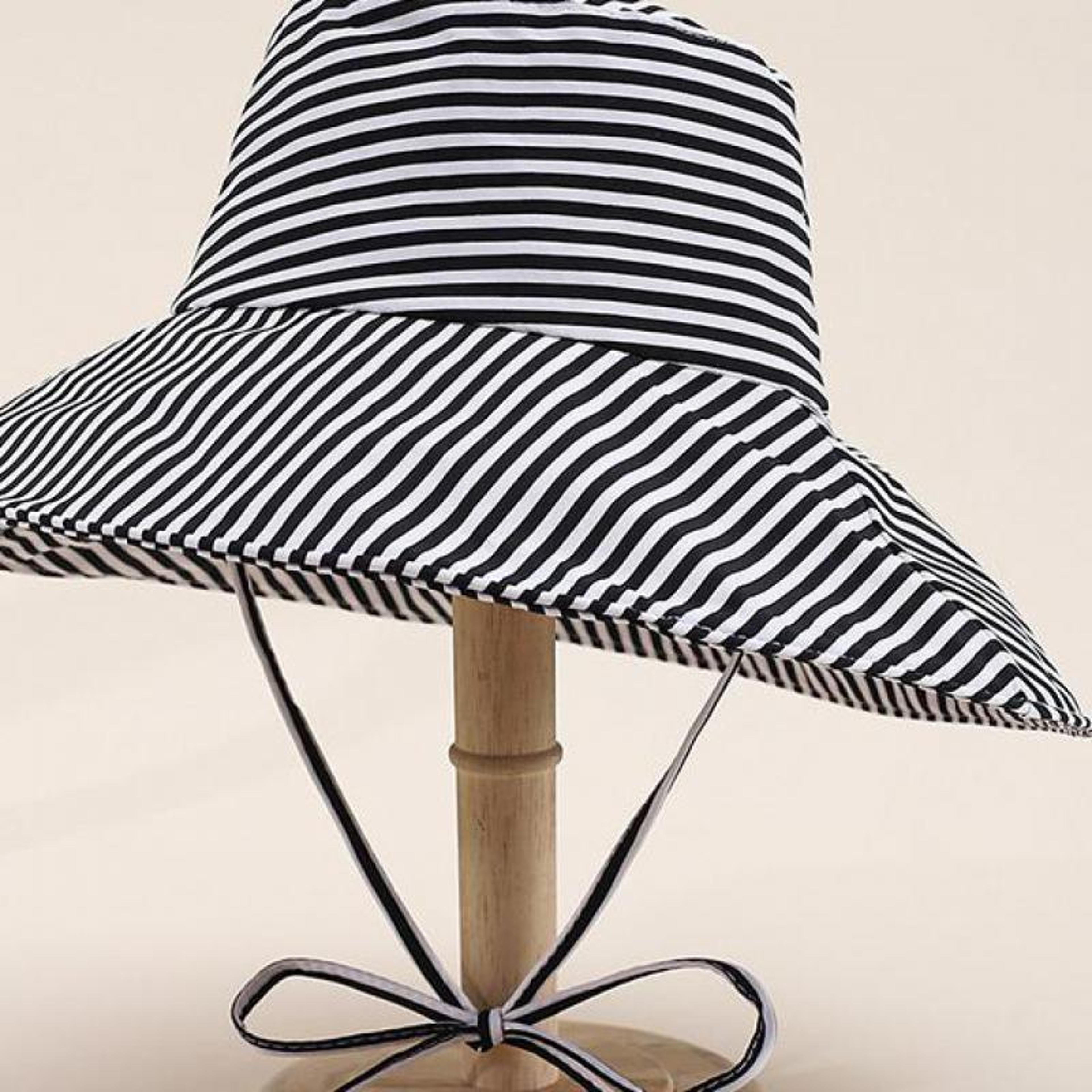 Womens Bucket Hat Wide Brim Sun Hat Foldable Summer Beach Travel Hat 4