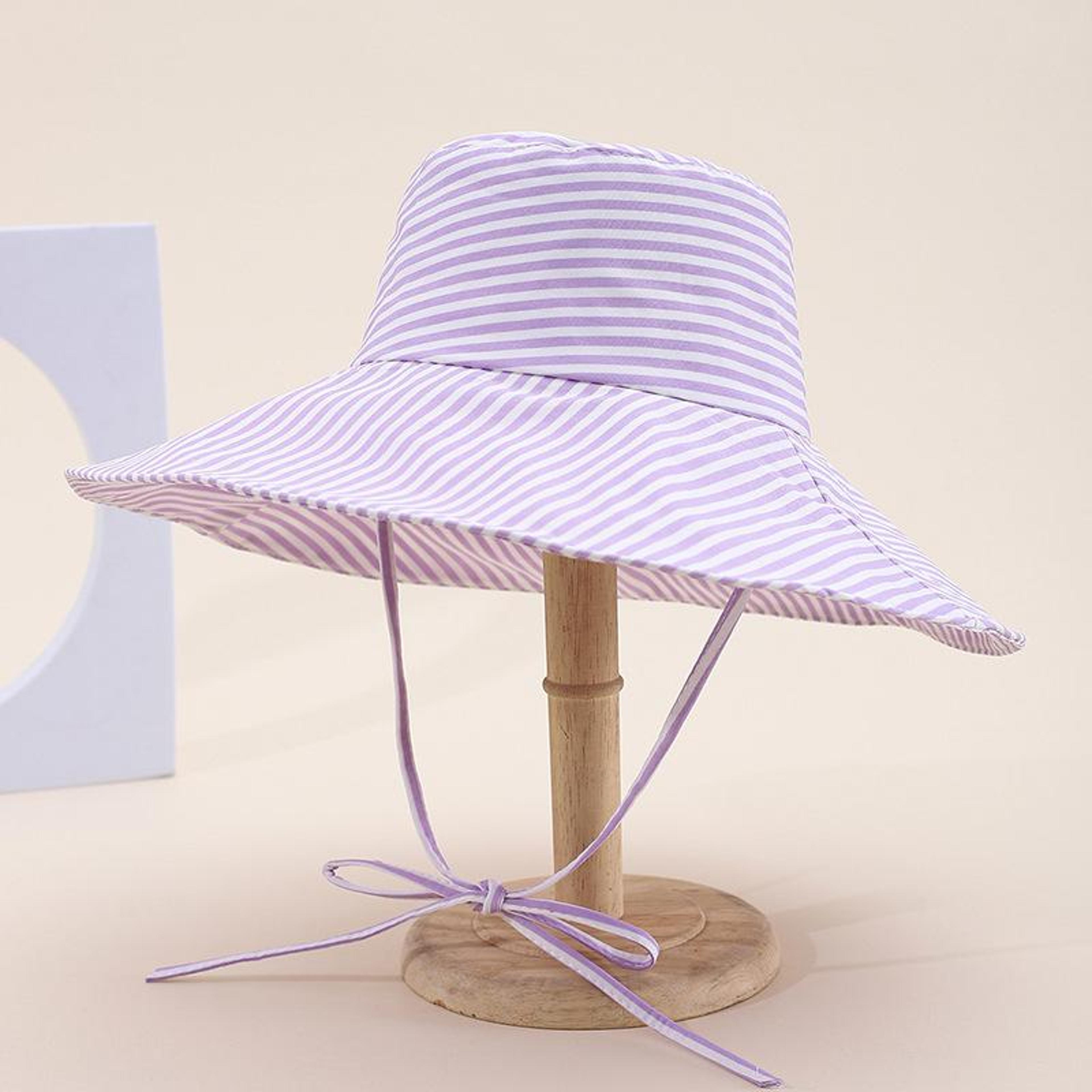 Womens Bucket Hat Wide Brim Sun Hat Foldable Summer Beach Travel Hat 3