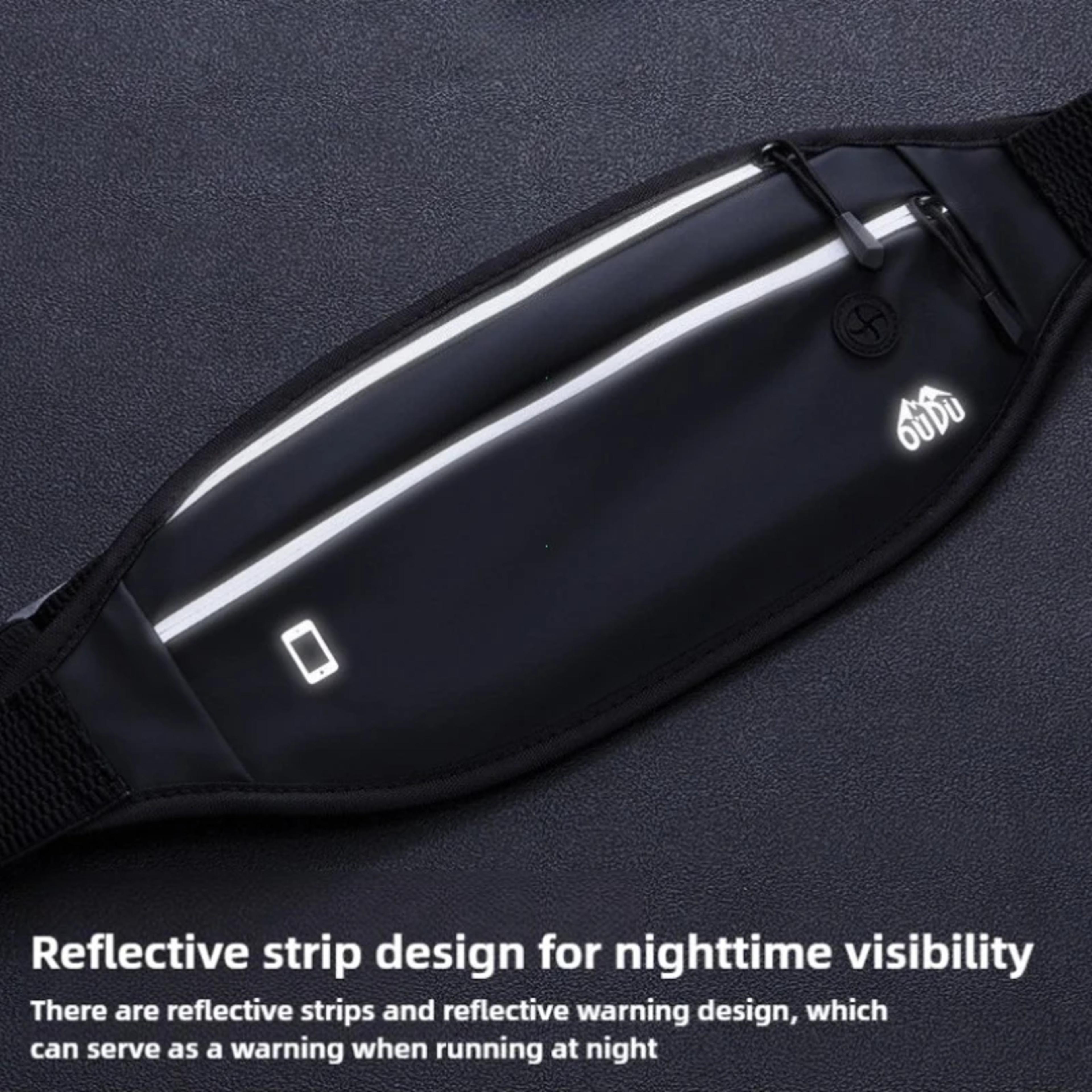 Running Belt Waterproof Phone Waist Pack With Dual Zipper For Running Hiking  Travel 6