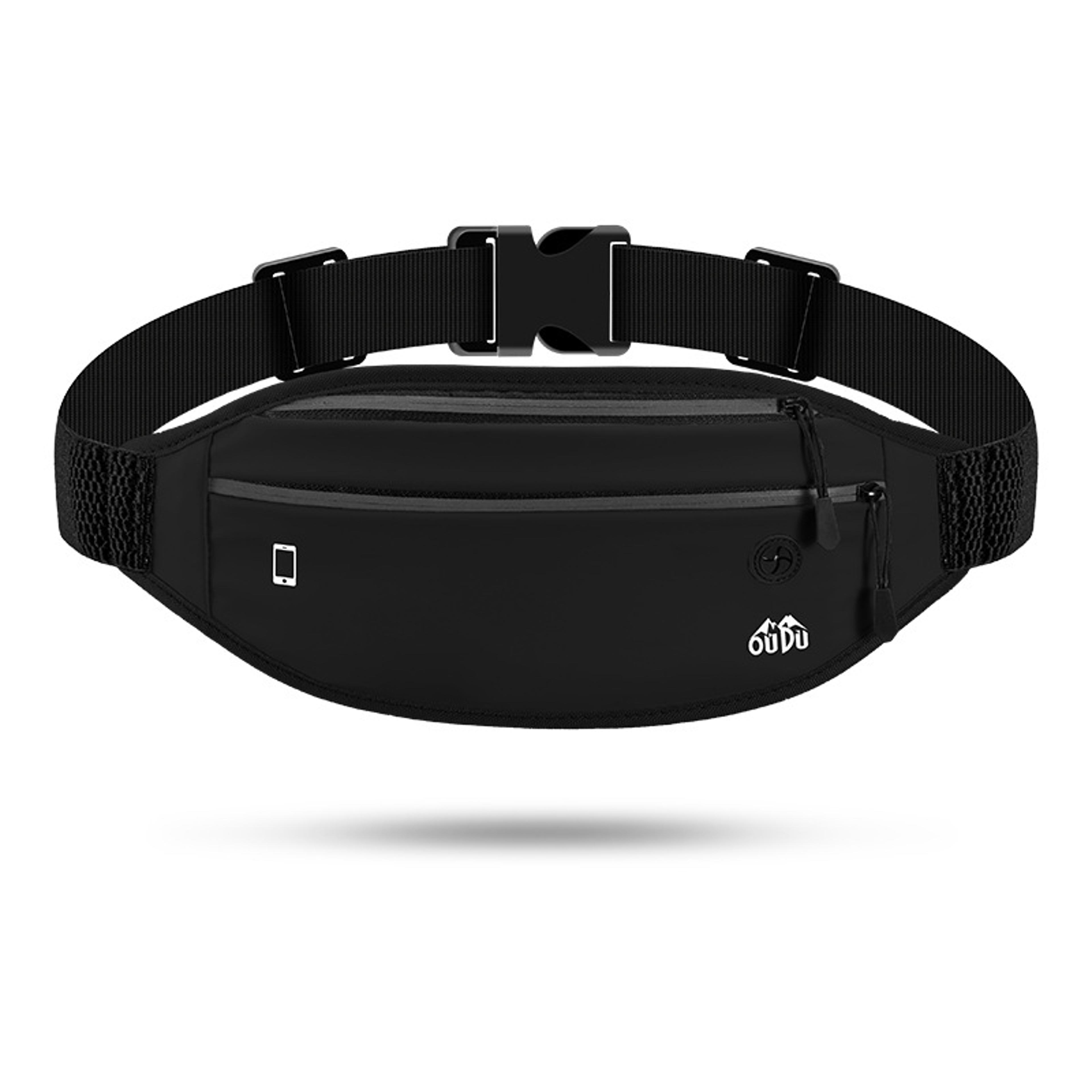 Running Belt Waterproof Phone Waist Pack With Dual Zipper For Running Hiking  Travel 2