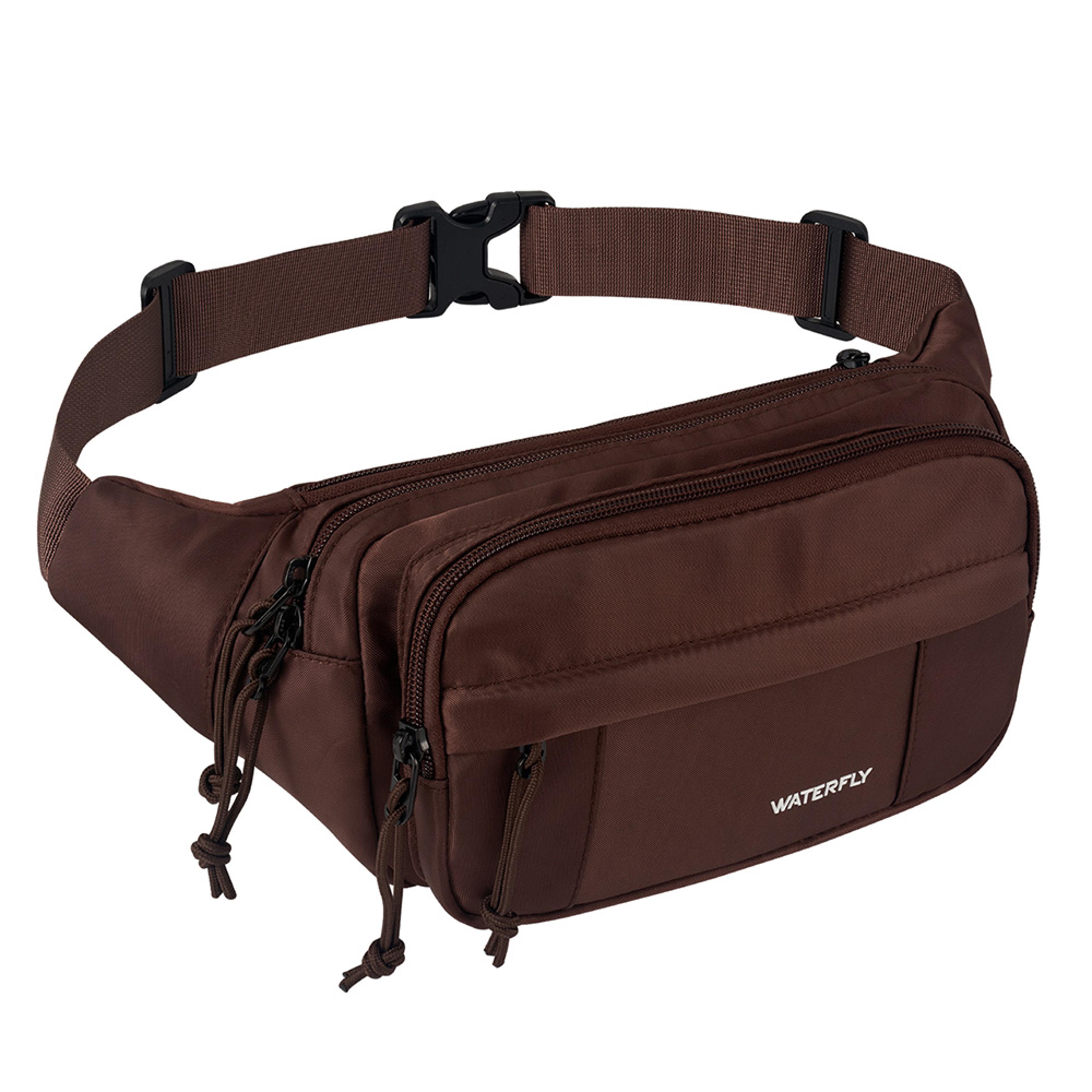 Pocket Fanny Pack Large Crossbody Belt Bag Adjustable Waist Bag For Women  Men 1