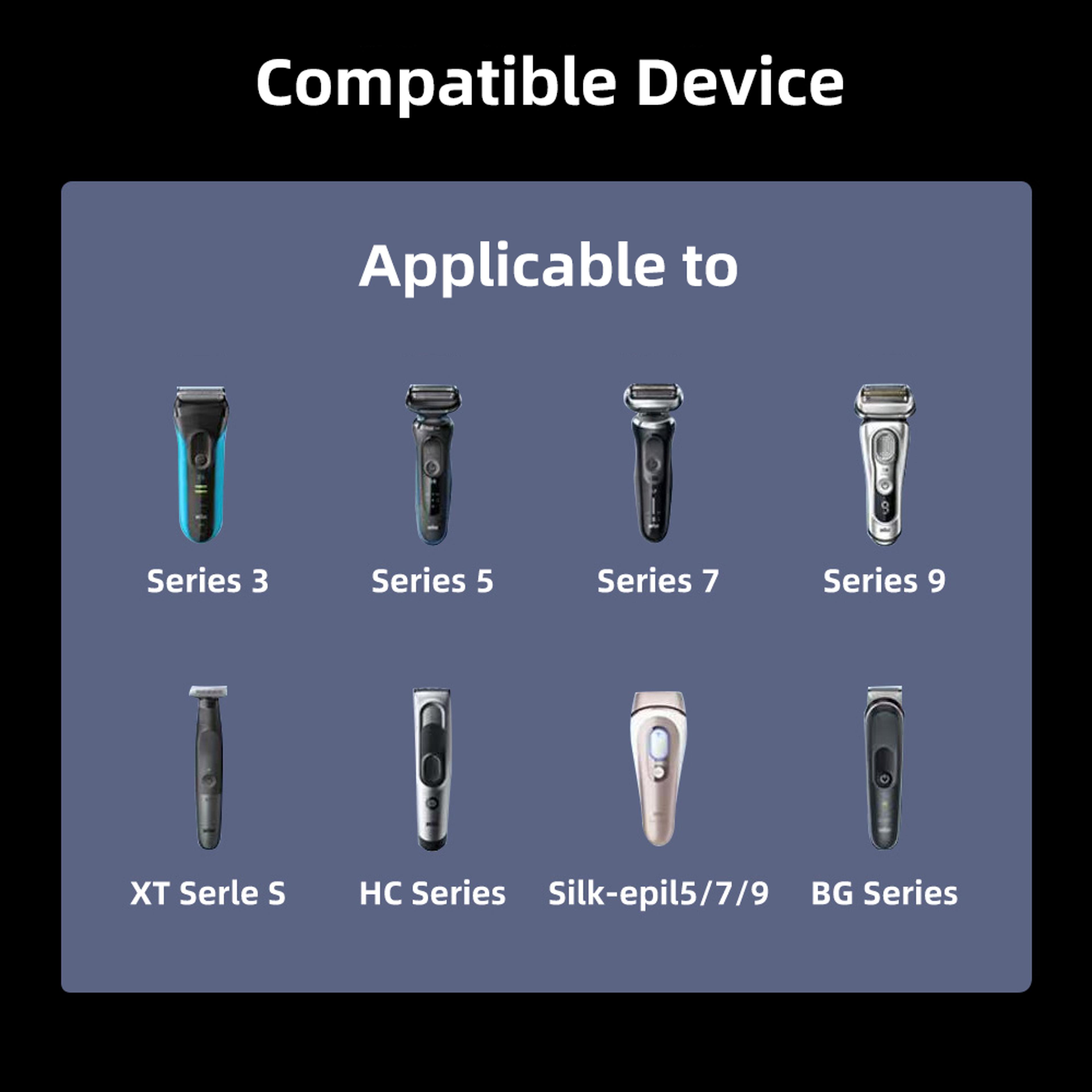 USBC Shaver Charging Adapter For Braun Series Electric Razors 2