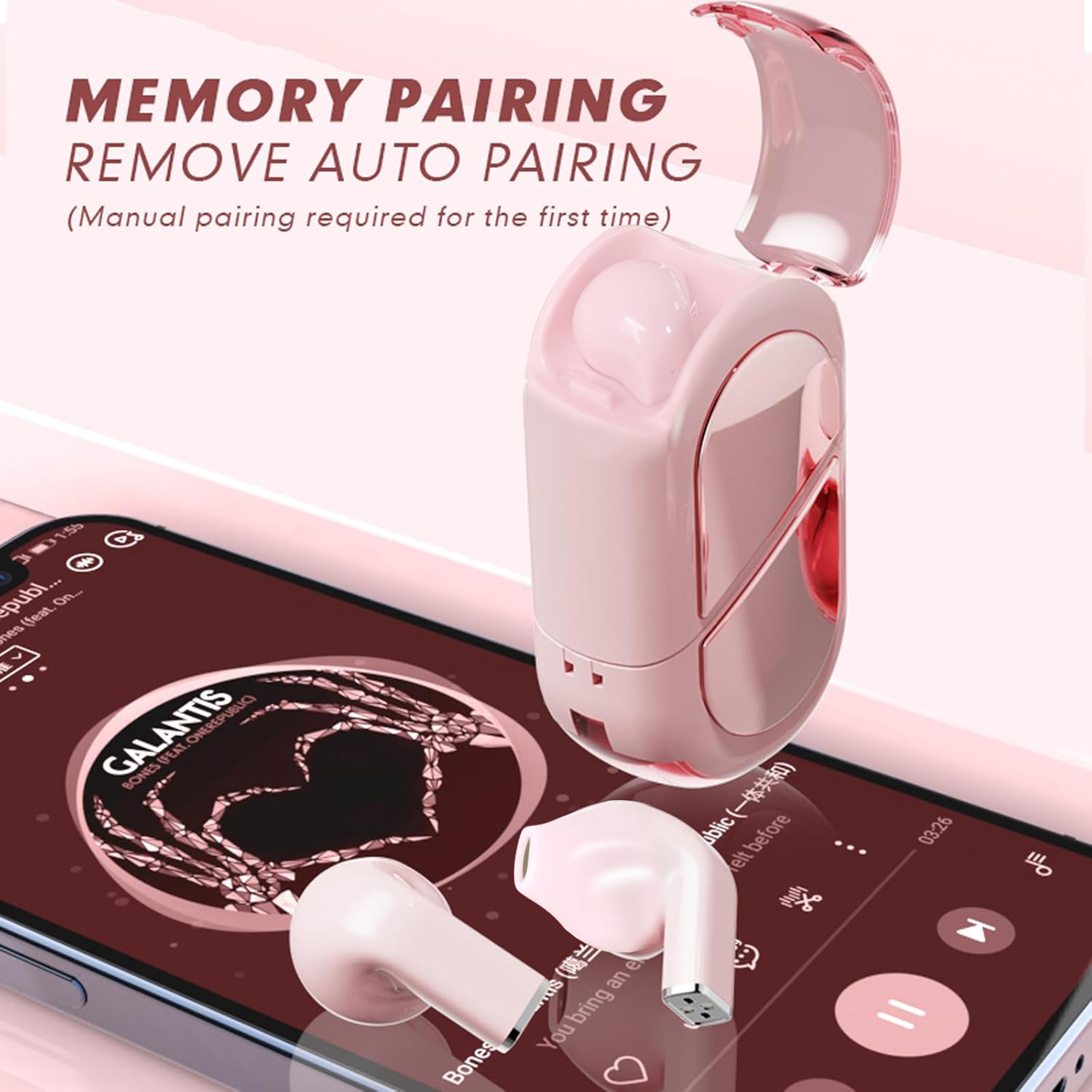 Heart Wireless Earbuds For Girls Cute Bluetooth Earbuds With HiFi Stereo  Touch Control 4