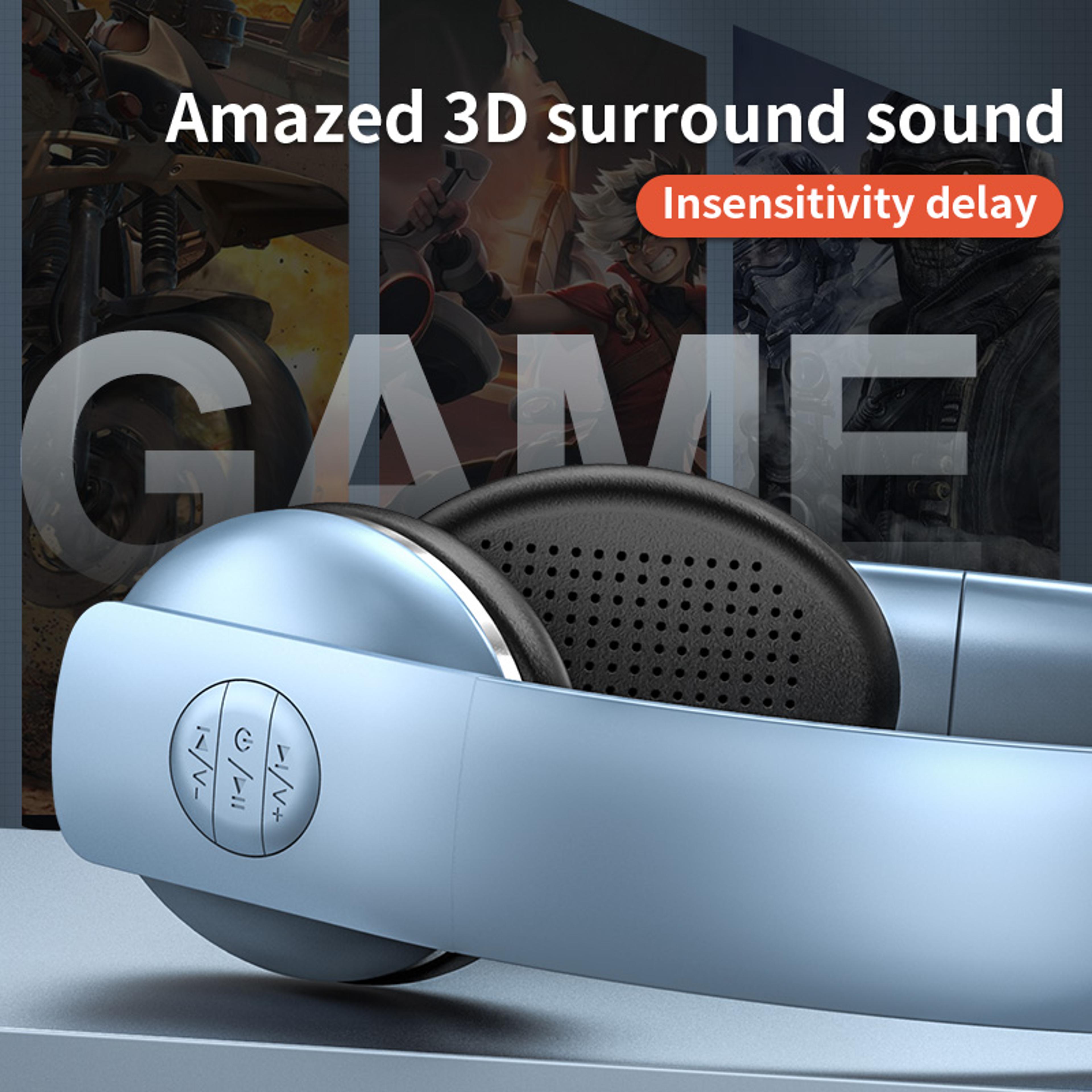 Bluetooth Headphones With 3D Stereo Sound Wireless Gaming  Sports Headset 5