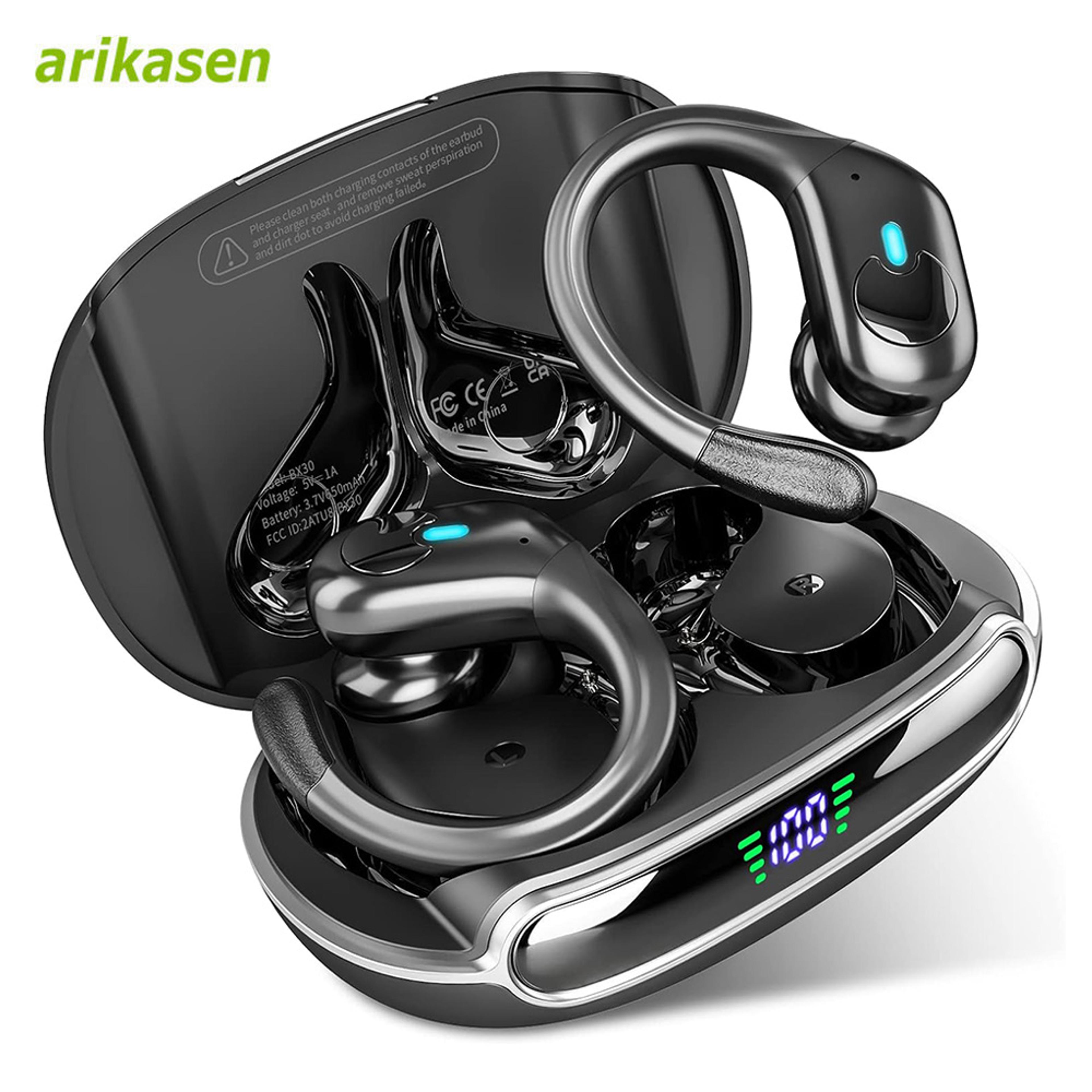 Bluetooth Headphones True Wireless Earbuds With ENC Mic LED Display  60H Playtime 2