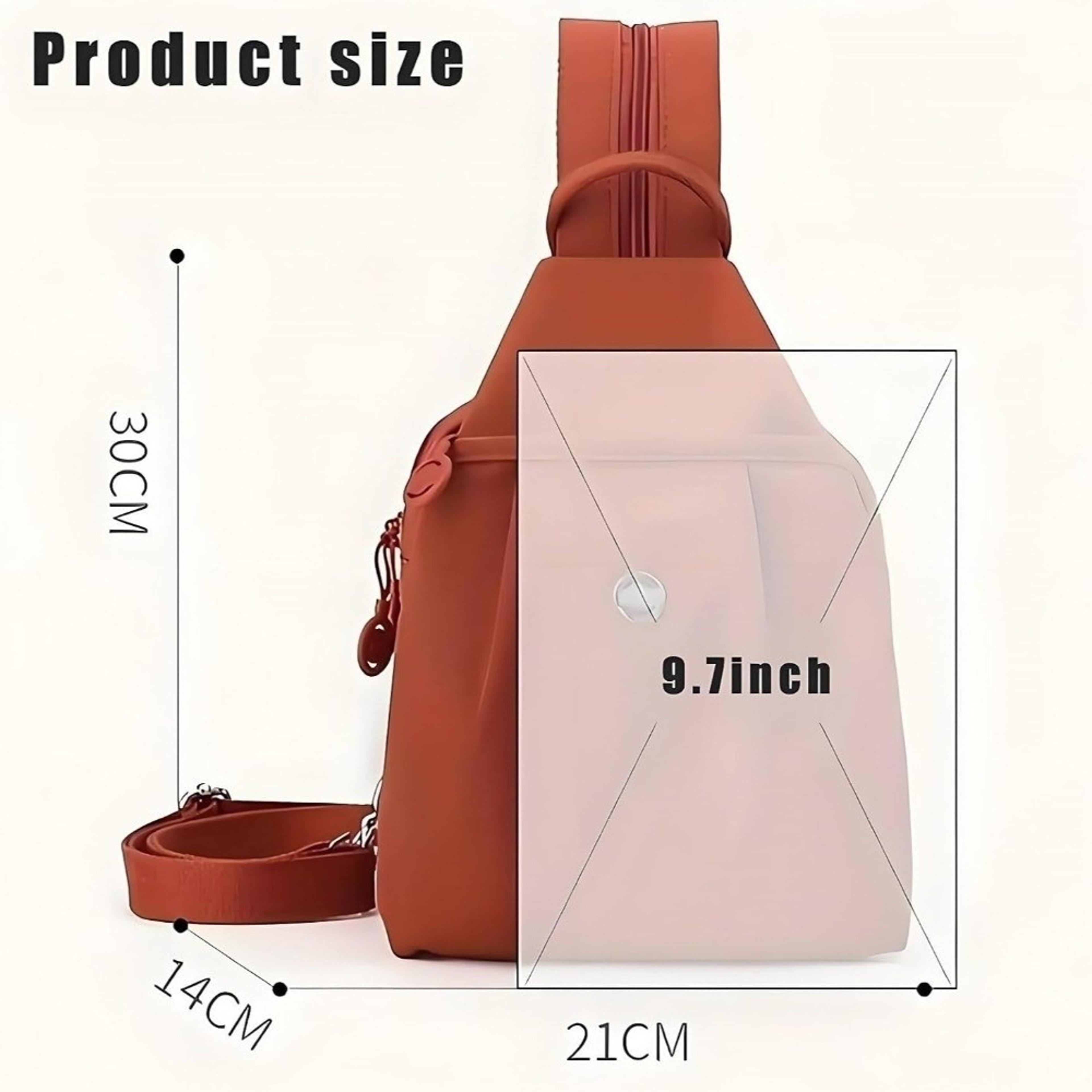 Sling Backpack Large Capacity Travel Chest Bag With MultiPocket Oxford Design 12